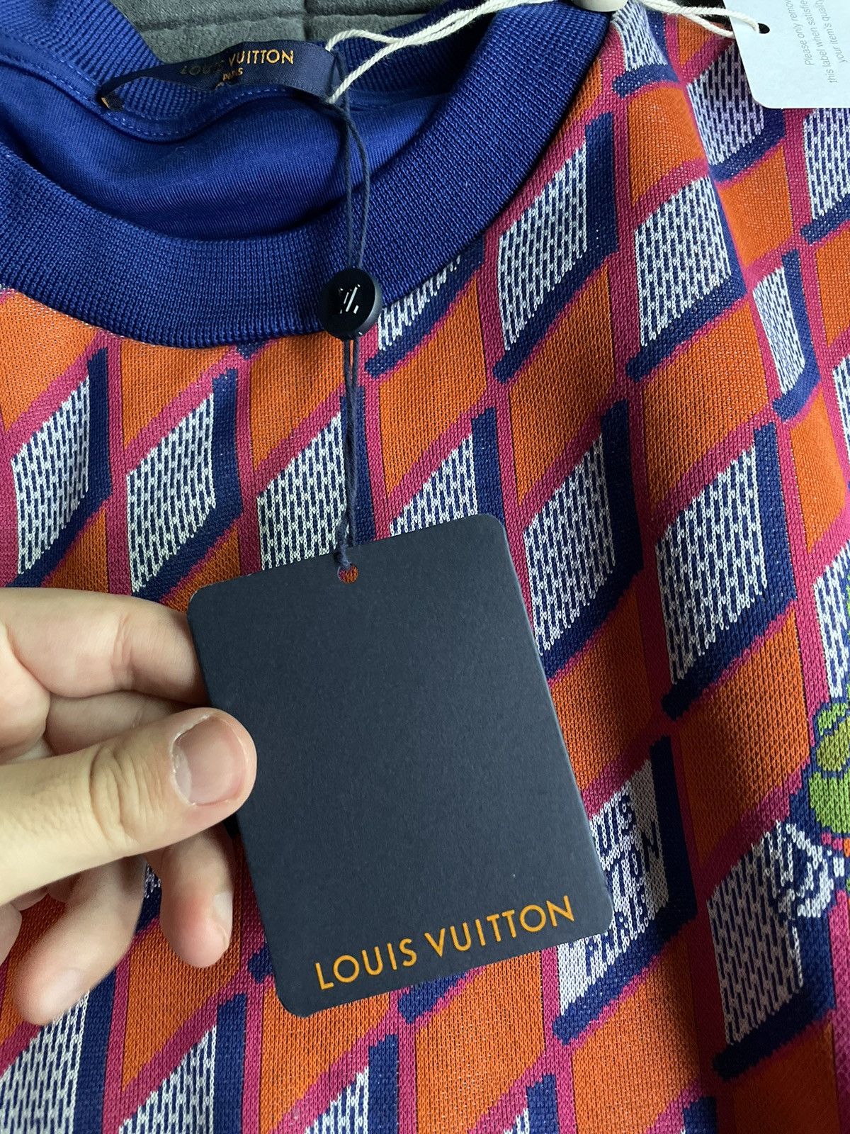 Louis Vuitton Louis Vuitton Diamond Damier Cricket Crewneck Size US L / EU 52-54 / 3 - 6 Thumbnail