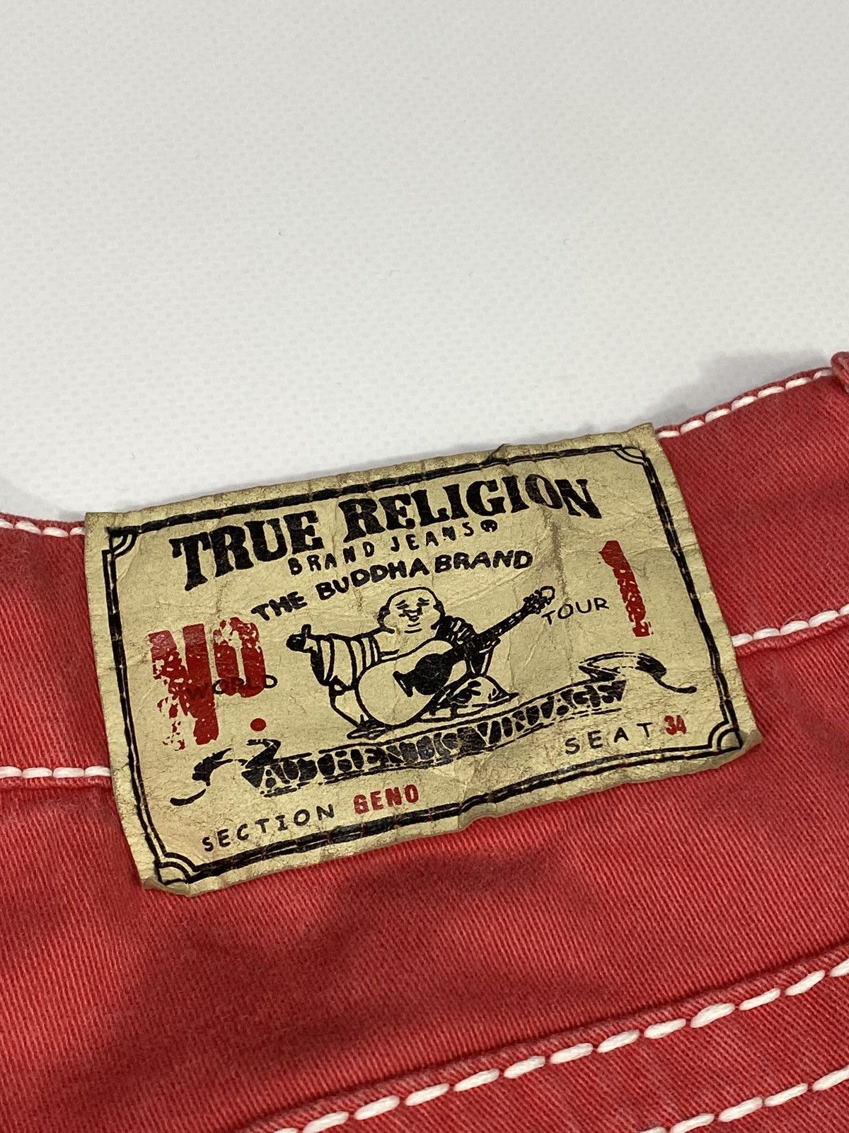 True Religion 🔥LASTDROP🔥 Y2K True Religion Geno Low Rise Coral Pink Pants Size 31" - 9 Thumbnail