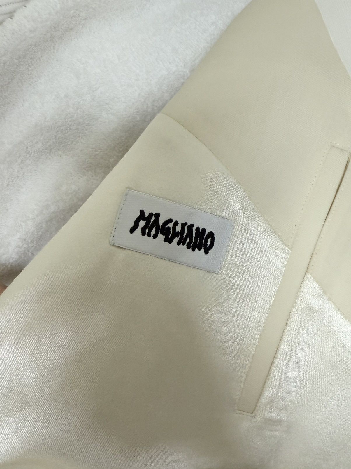 Magliano MAGLIANO Oversize Jacket in light yellow Size 38R - 8 Thumbnail