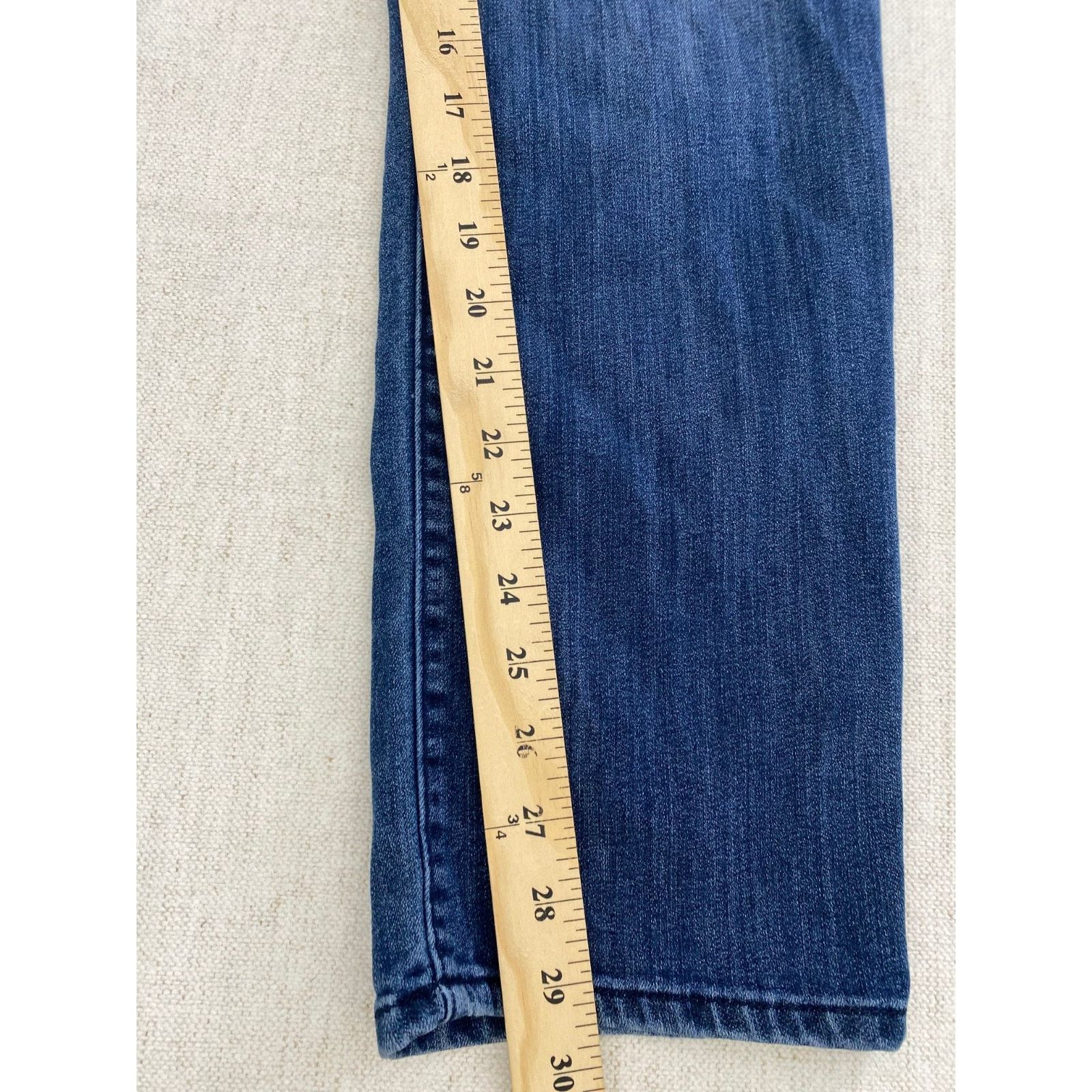 Gap Gap Jeans Womens 10 Blue Denim Regular Real Straight Fit Size 32" / US 10 / IT 46 - 3 Thumbnail