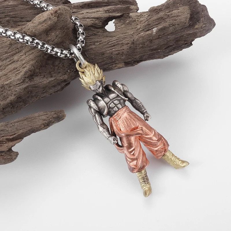 Jewelry Yellow Hair Muscular Man Pendant Necklace Size ONE SIZE - 1 Thumbnail