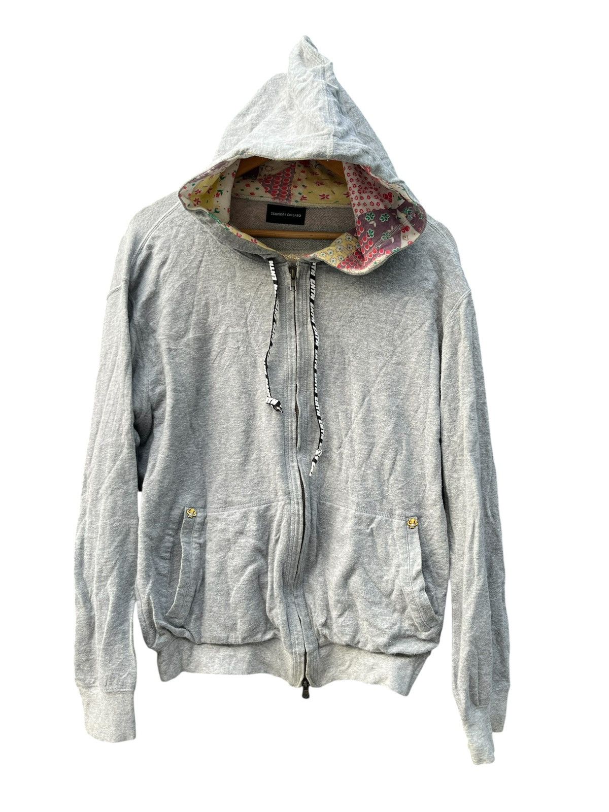 Issey Miyake Tsumori Chisato Patch Print Zip Hoodie Japan Archive Size US XL / EU 56 / 4 - 2 Thumbnail
