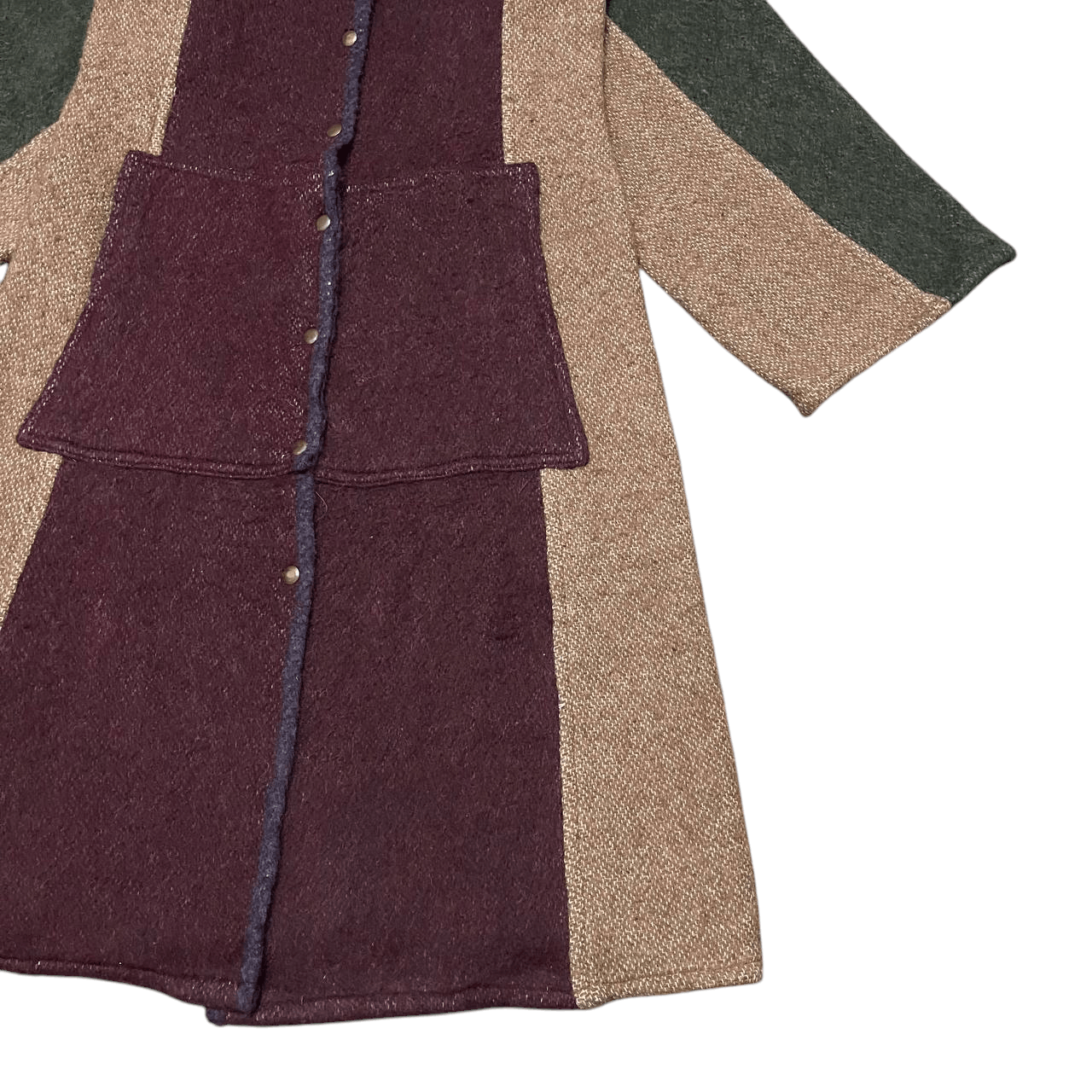 Japanese Brand Vintage Carol Horns Habitat Produce by Hanasaki Wool Coat Size S / US 4 / IT 40 - 4 Thumbnail