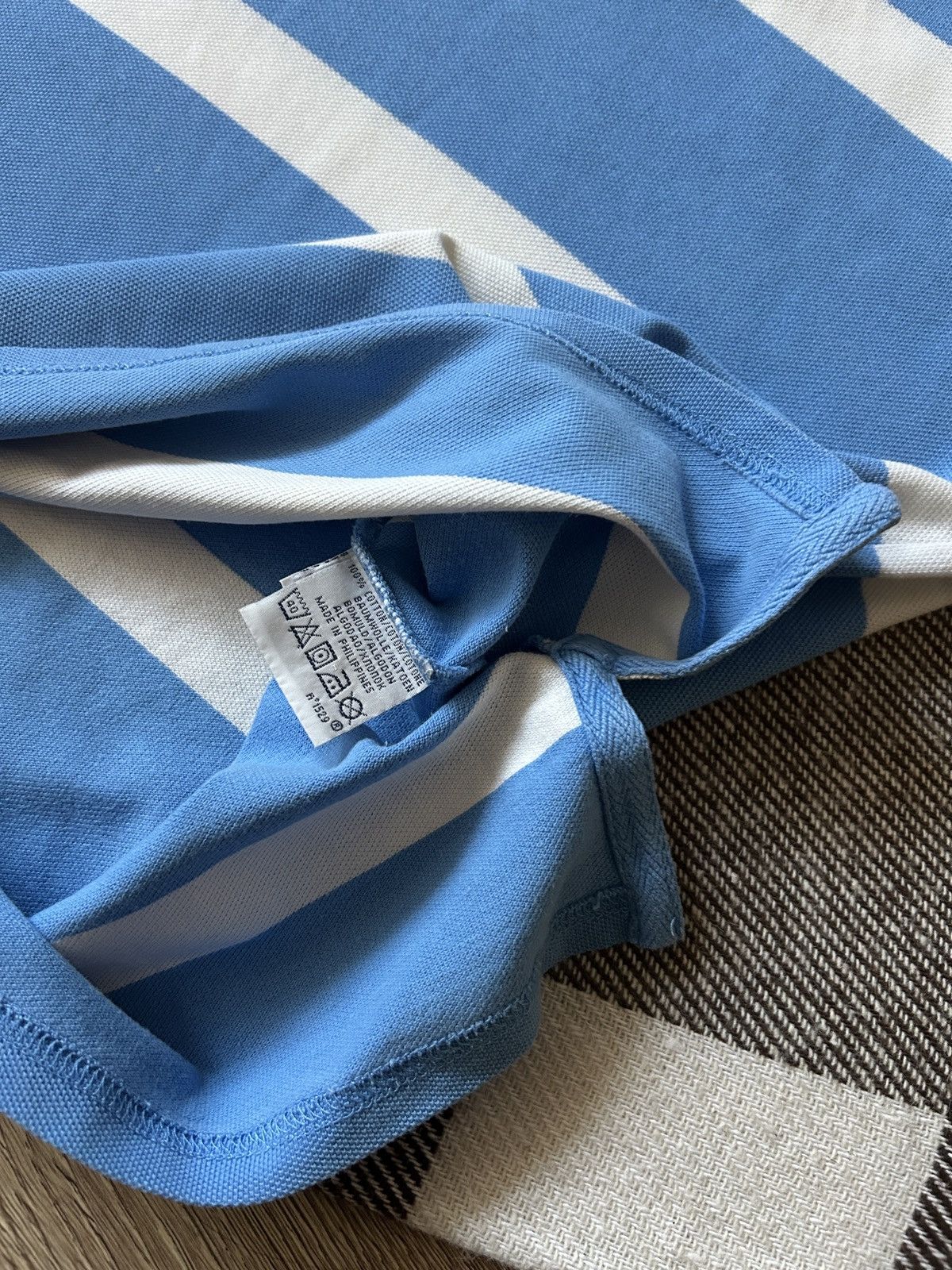 Polo Ralph Lauren × Vintage Vintage Polo Ralph Lauren mens striped polo shirt Size US M / EU 48-50 / 2 - 4 Thumbnail