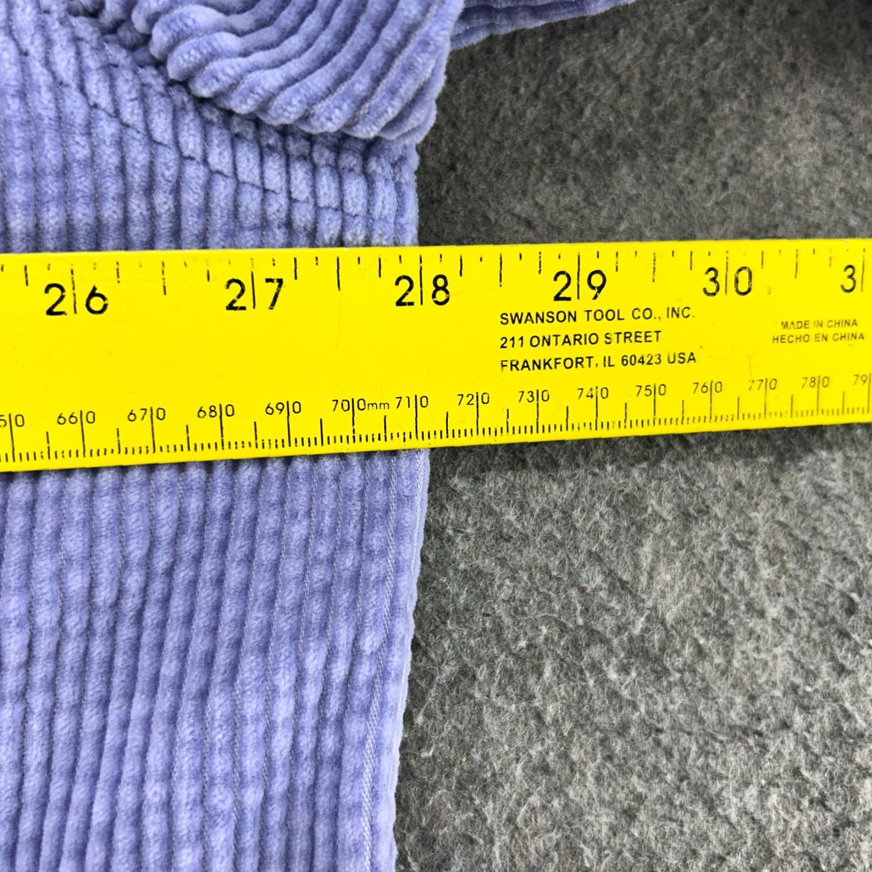 Vintage VINTAGE LL Bean Jacket Womens 2X Purple Button Up Long Sleeve Corduroy Wide Wale Chore (90s) Womens Buttons Pocketed Regular Fit Jacket Size XXL / US 16-18 / IT 52-54 - 7 Thumbnail