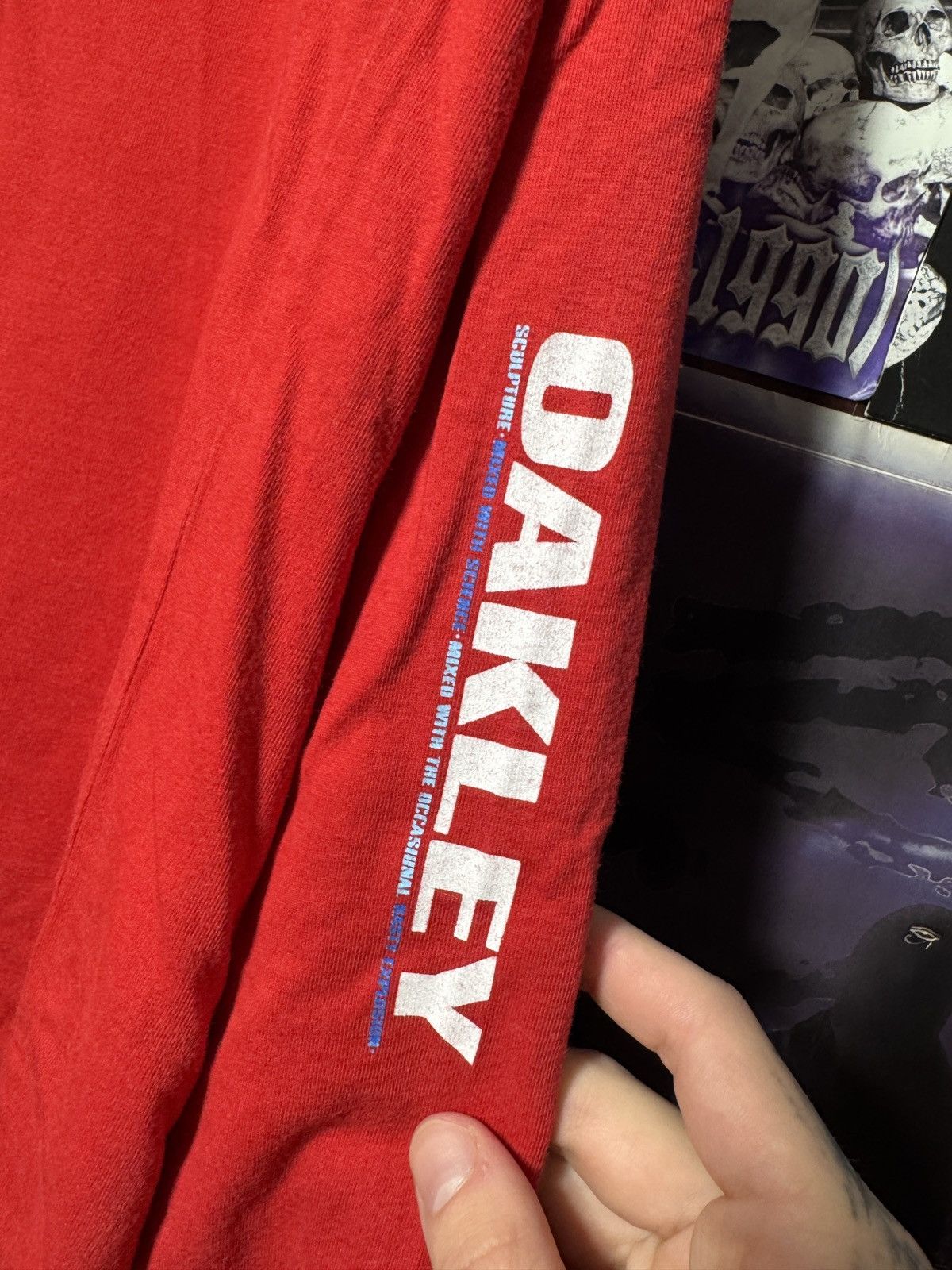 Oakley Vintage Oakley Long Sleeve Size US XL / EU 56 / 4 - 3 Thumbnail