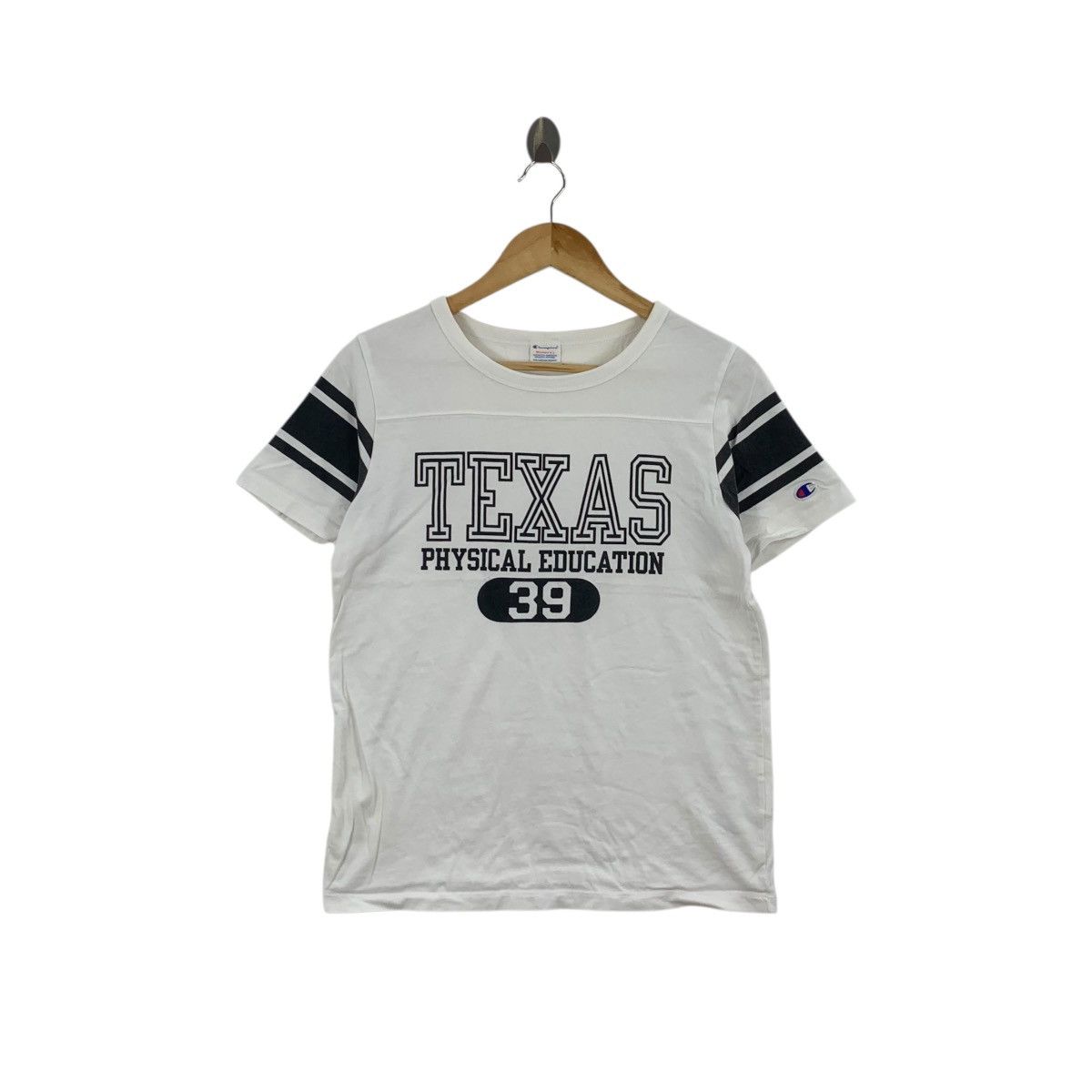 Champion CHAMPION x TEXAS PHYSICAL EDUCATION University Tee Shirt Top Size L / US 10 / IT 46 - 1 Thumbnail