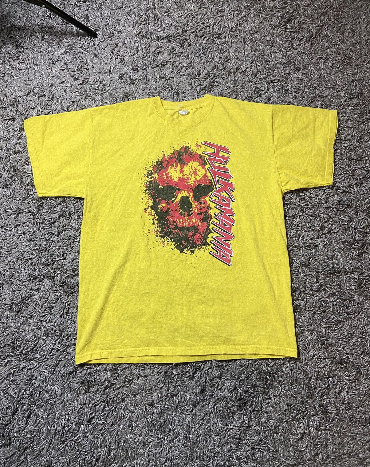Vintage HULKAMANIA VINTAGE PROMO HYPE FILM YELLOW ADULT COTTON SHIRT Size US XL / EU 56 / 4 - 1 Thumbnail
