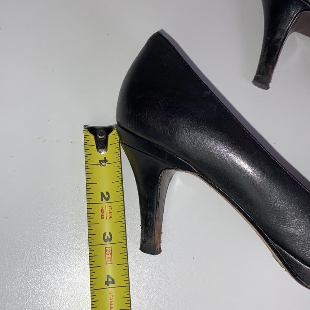 Cole Haan Cole Haan l Black Leather Nike Air Heels Size 6.5 Size US 6.5 / IT 36.5 - 8 Thumbnail