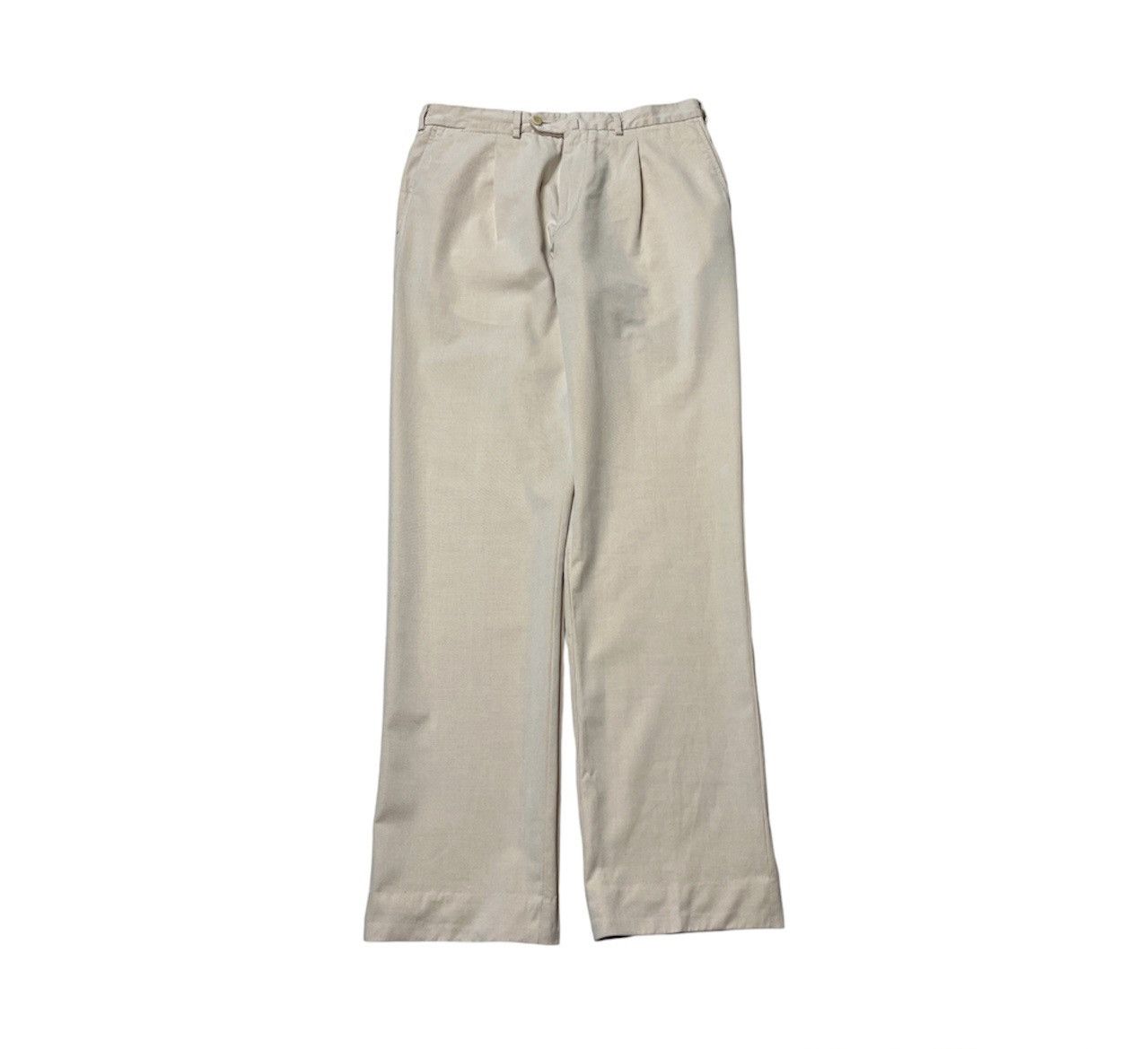 Ermenegildo Zegna Ermenegildo Zegna casual creased pants pleated trousers Size US 34 / EU 50 - 1 Thumbnail