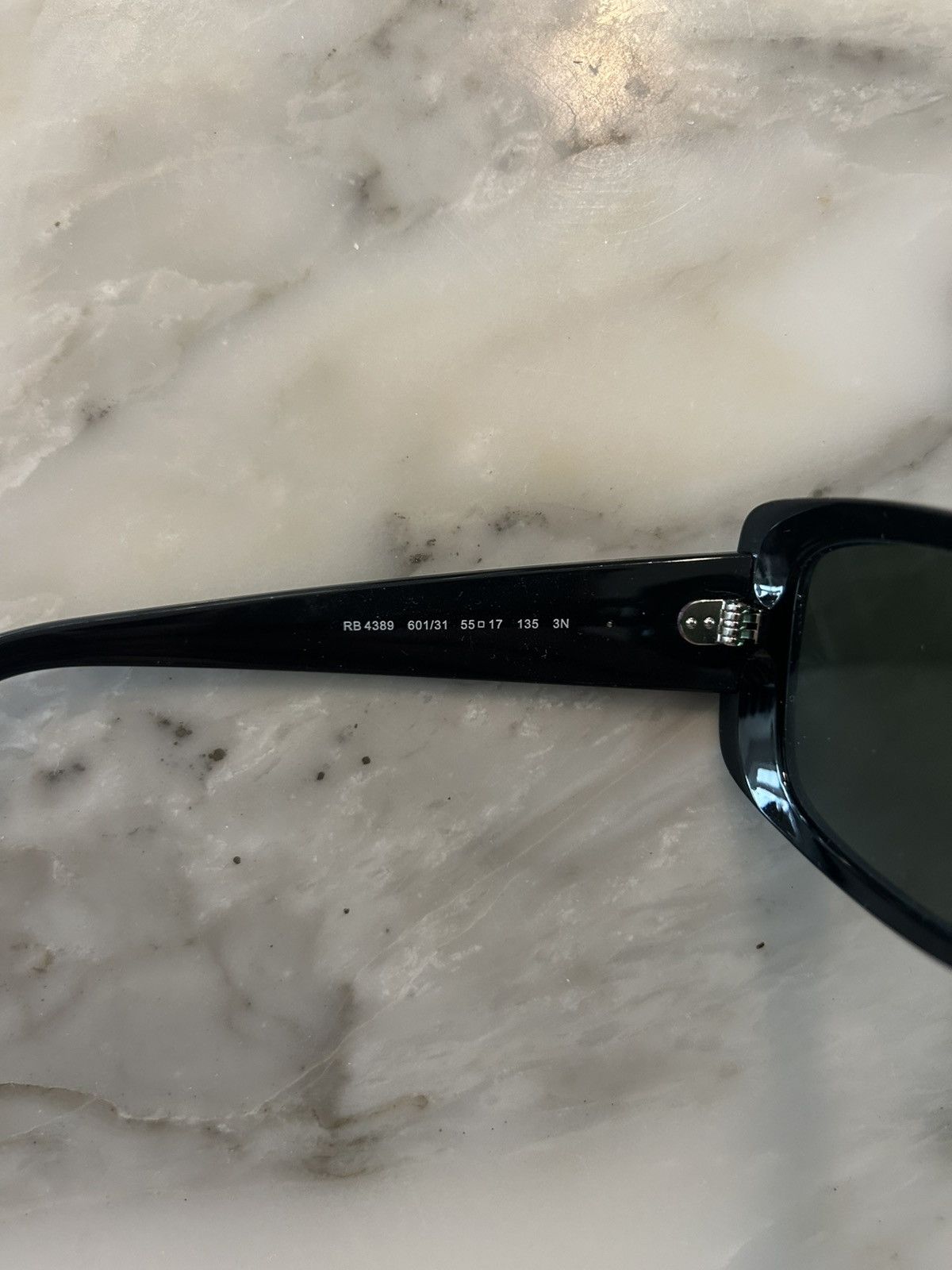 RayBan Ray-Ban Rectangular Black Sunglasses Size ONE SIZE - 3 Thumbnail