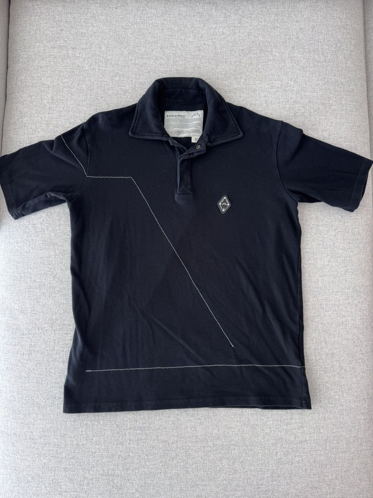 A-COLD-WALL* A-Cold-Wall polo shirt Sz S Black ACW Size US S / EU 44-46 / 1 - 1 Thumbnail