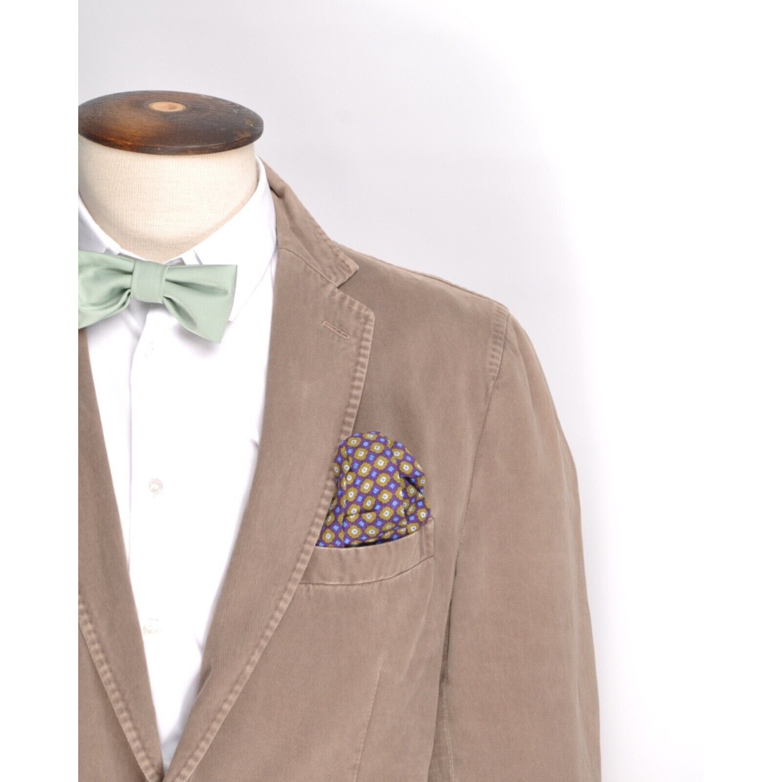Boglioli Men's BOGLIOLI Garment Dyed Sport Blazer Jacket SZ EU 54 Size 54R - 5 Thumbnail