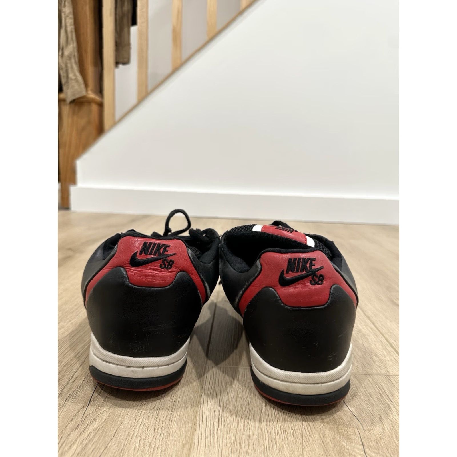 Nike Nike SB Zoom Tre Men's Shoe 13 Red Black Multicolor - Used, Cracked Soles, Skateboarding - Nike Zoom Tre Size US 13 / EU 46 - 4 Thumbnail