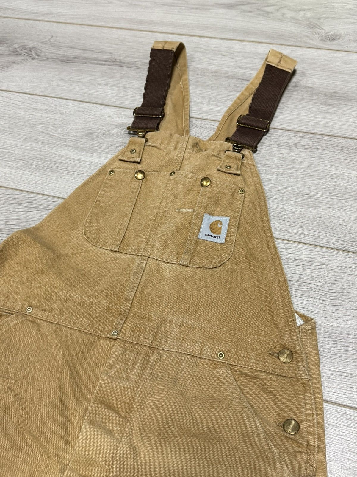 Carhartt Carhartt vintage USA cargo overall distressed double knee Size US 34 / EU 50 - 4 Thumbnail
