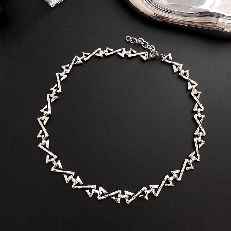 Jewelry Hip-Hop Geometric Necklace Size ONE SIZE - 1 Thumbnail