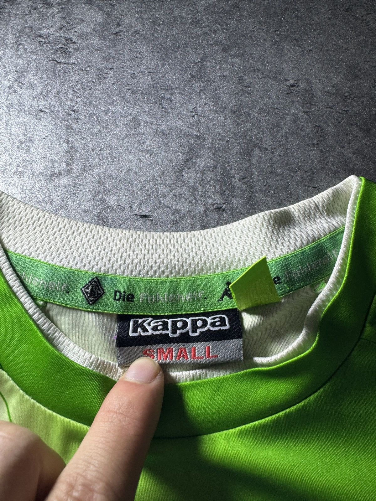 Kappa × Vintage Kappa Borussia Möchengladbach football jersey autograph rare Size US S / EU 44-46 / 1 - 6 Thumbnail