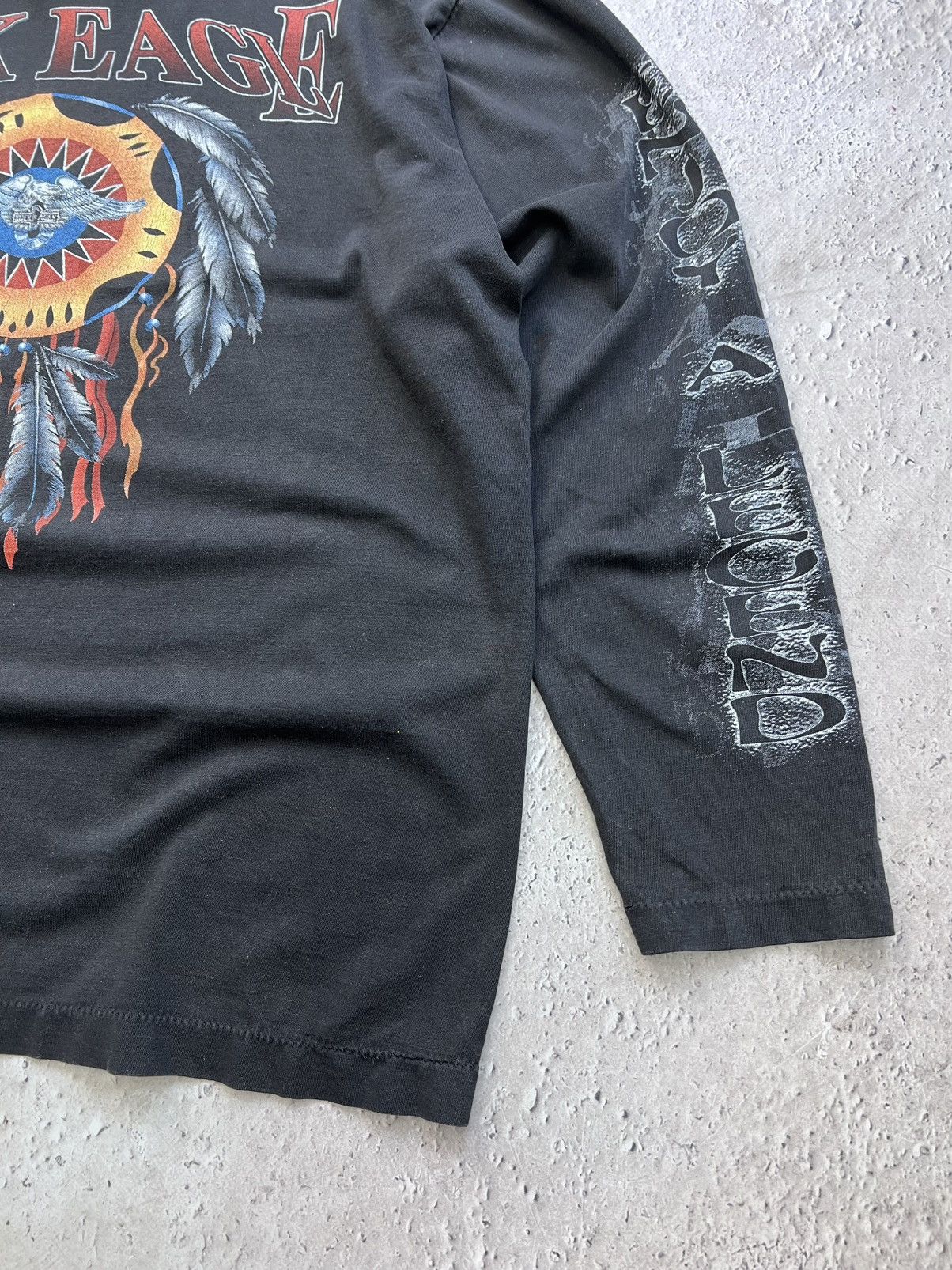 Harley Davidson × Vintage × West Coast Choppers 2000's Sun faded West Coast Choppers Long Beach Longsleeve Size US L / EU 52-54 / 3 - 8 Thumbnail