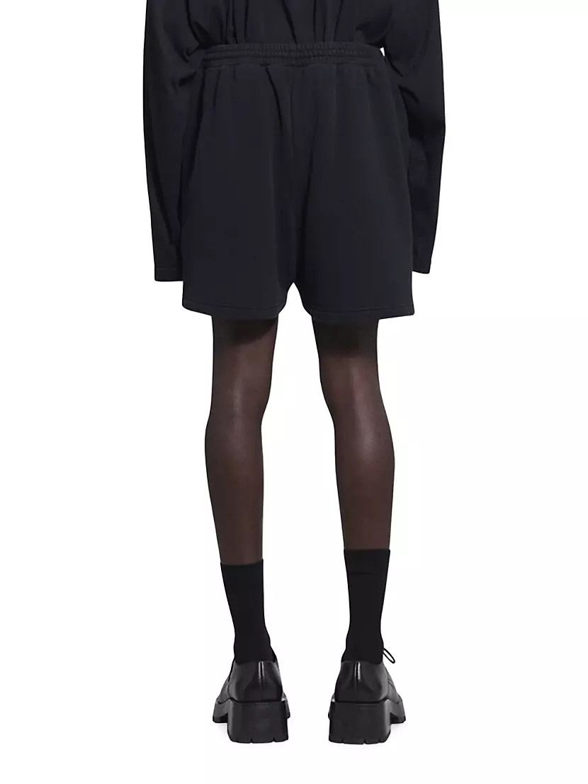o1mt1gz0824 Cities Paris Sweat Shorts in Black