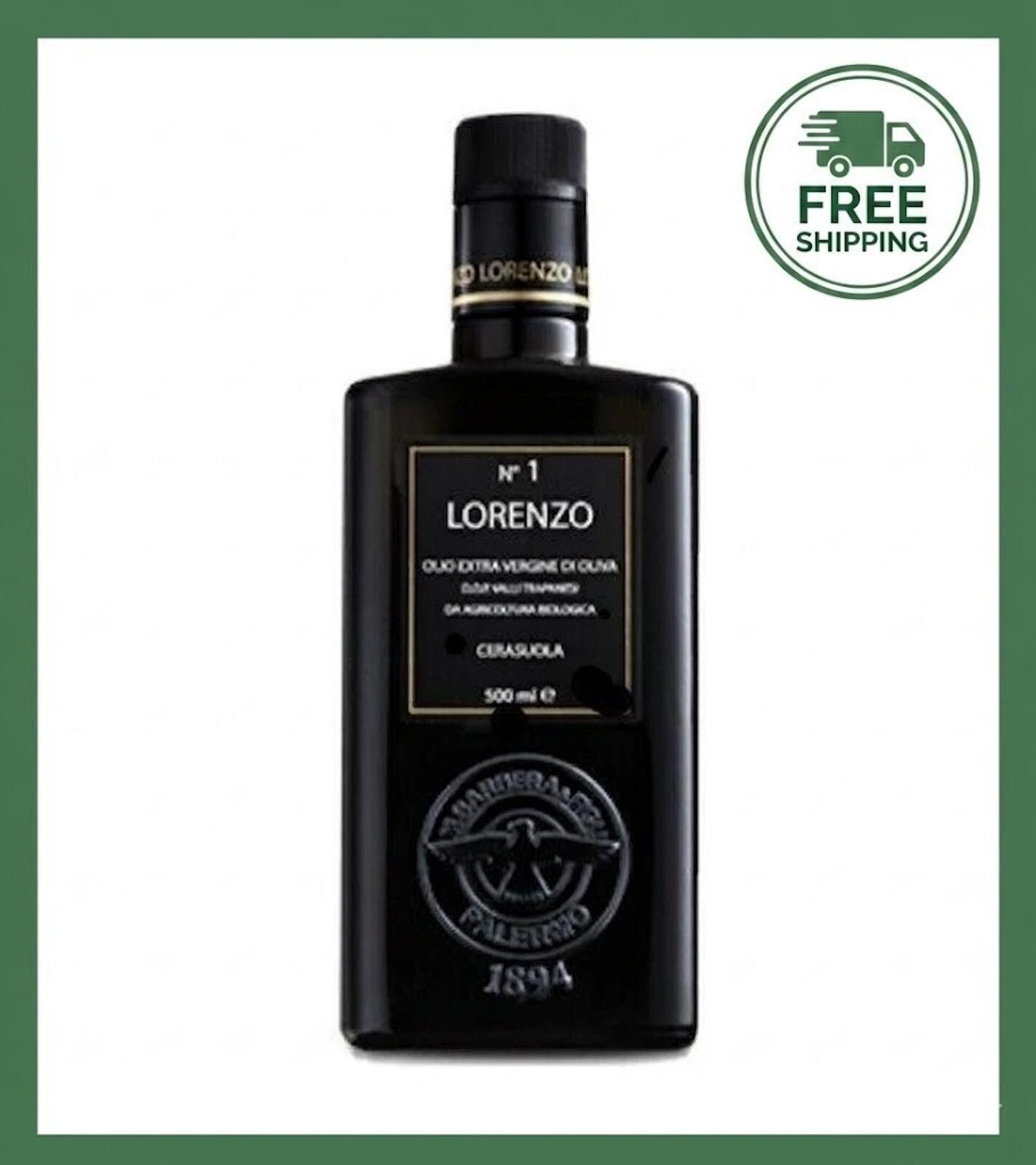 The Unbranded Brand Lorenzo N5 Extra Virgin Olive Oil 16.9 Fl Oz Authentic Size ONE SIZE - 1 Thumbnail