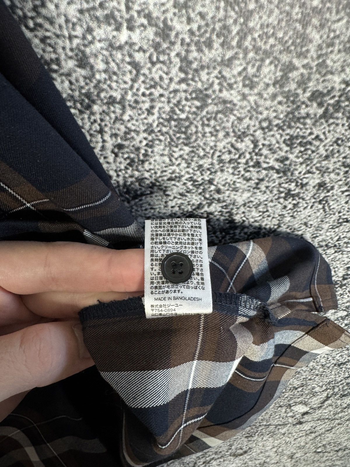 GU × Japanese Brand GU Plaid Long Sleeve Shirt Button Up Casual Japan Brand Sz S Size US S / EU 44-46 / 1 - 9 Thumbnail