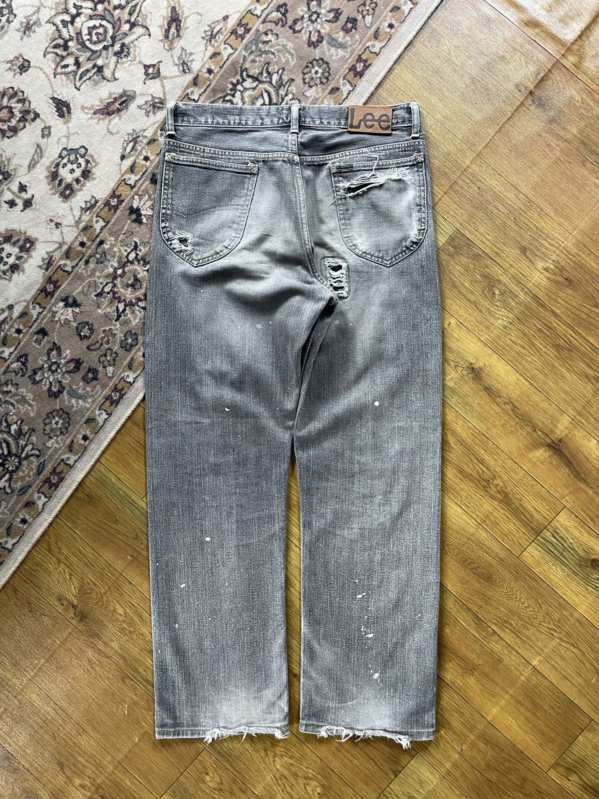 Lee × Vintage Vintage Lee Distressed Denim Size US 33 - 4 Thumbnail
