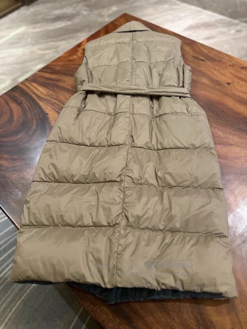 Brunello Cucinelli Brunello Cucinelli Long Down Vest, Reversible Size S / US 4 / IT 40 - 5 Thumbnail