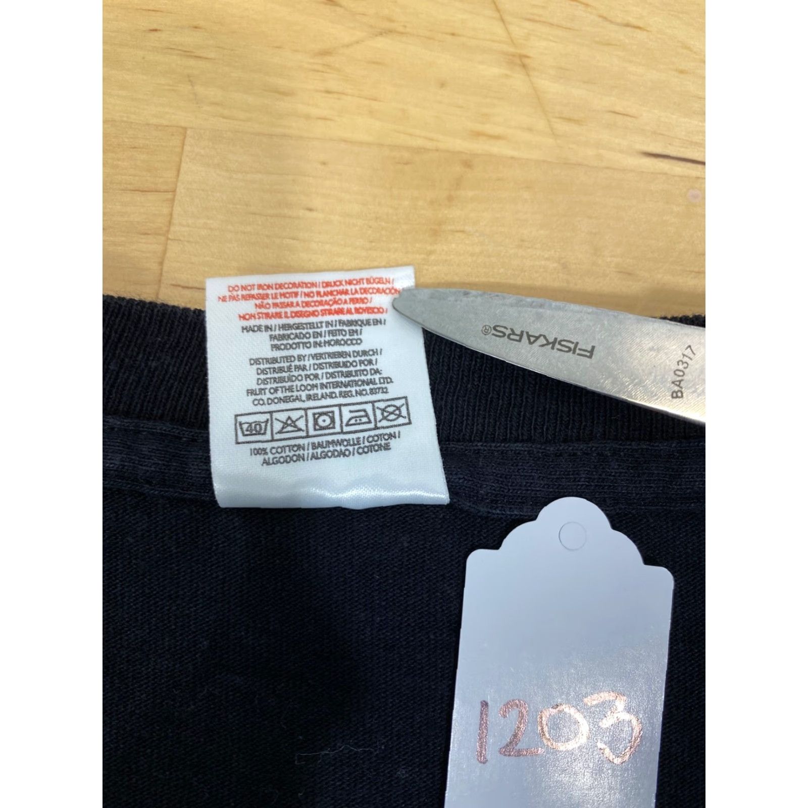 Fruit Of The Loom VINTAGE Fruit of the Loom Rooster Graphic Shirt L Black Men 90s Crew Neck Short Sleeve Cotton Logo Size US L / EU 52-54 / 3 - 6 Thumbnail