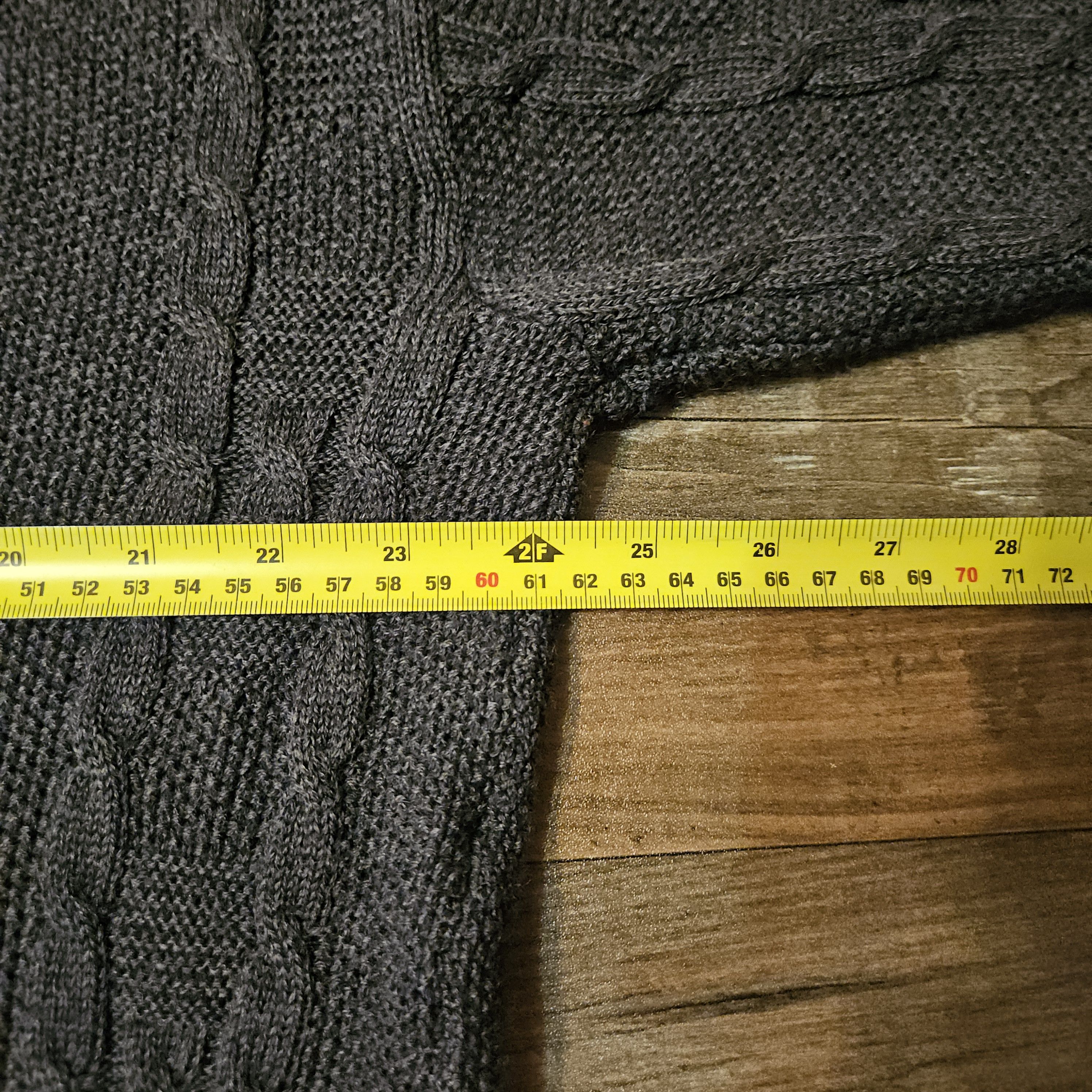 Lacoste × Vintage Chemise Lacoste Cable Knit Sweater Wool V-neck France 6 /XL Size US XL / EU 56 / 4 - 11 Thumbnail
