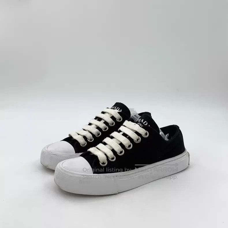 Prada Prada Colour-matched lace-up thick-soled casual shoes Size US 4.5 / IT 34.5 - 1 Thumbnail