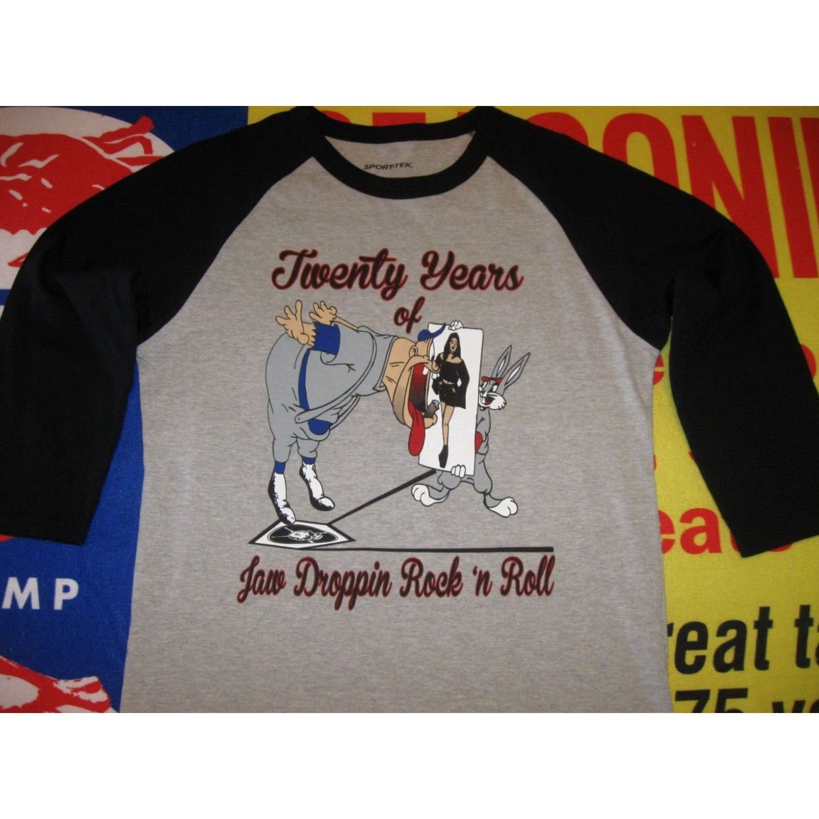 Vintage GAS HOUSE GORILLAS Raglan Shirt XS Looney Tunes Music ROCK & ROLLS Band Men's Size US XS / EU 42 / 0 - 2 Thumbnail