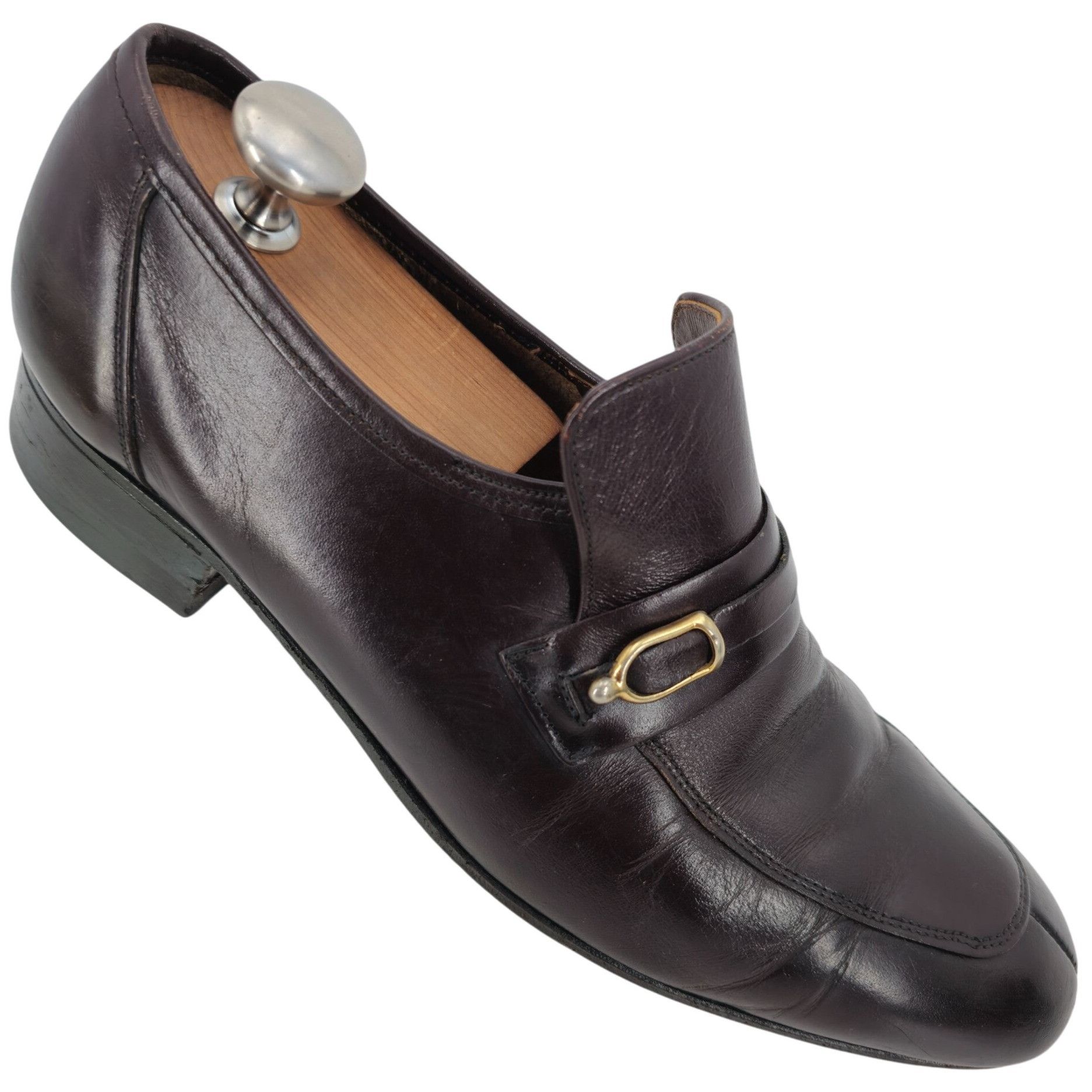 Dack's Vintage Melloflex Dacks Mens 9.5 Brown Leather Canada Dress Size US 9.5 / EU 42-43 - 1 Thumbnail