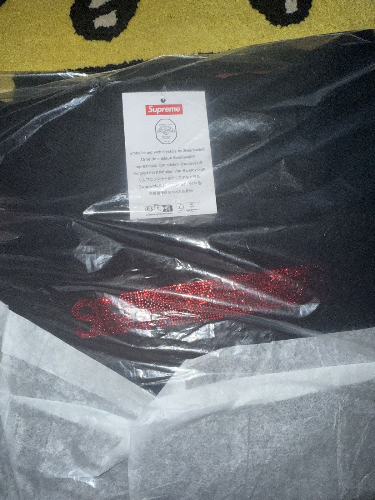 Supreme × Swarovski Supreme Swarovski Motion Logo Sweatshirt Size US L / EU 52-54 / 3 - 1 Thumbnail