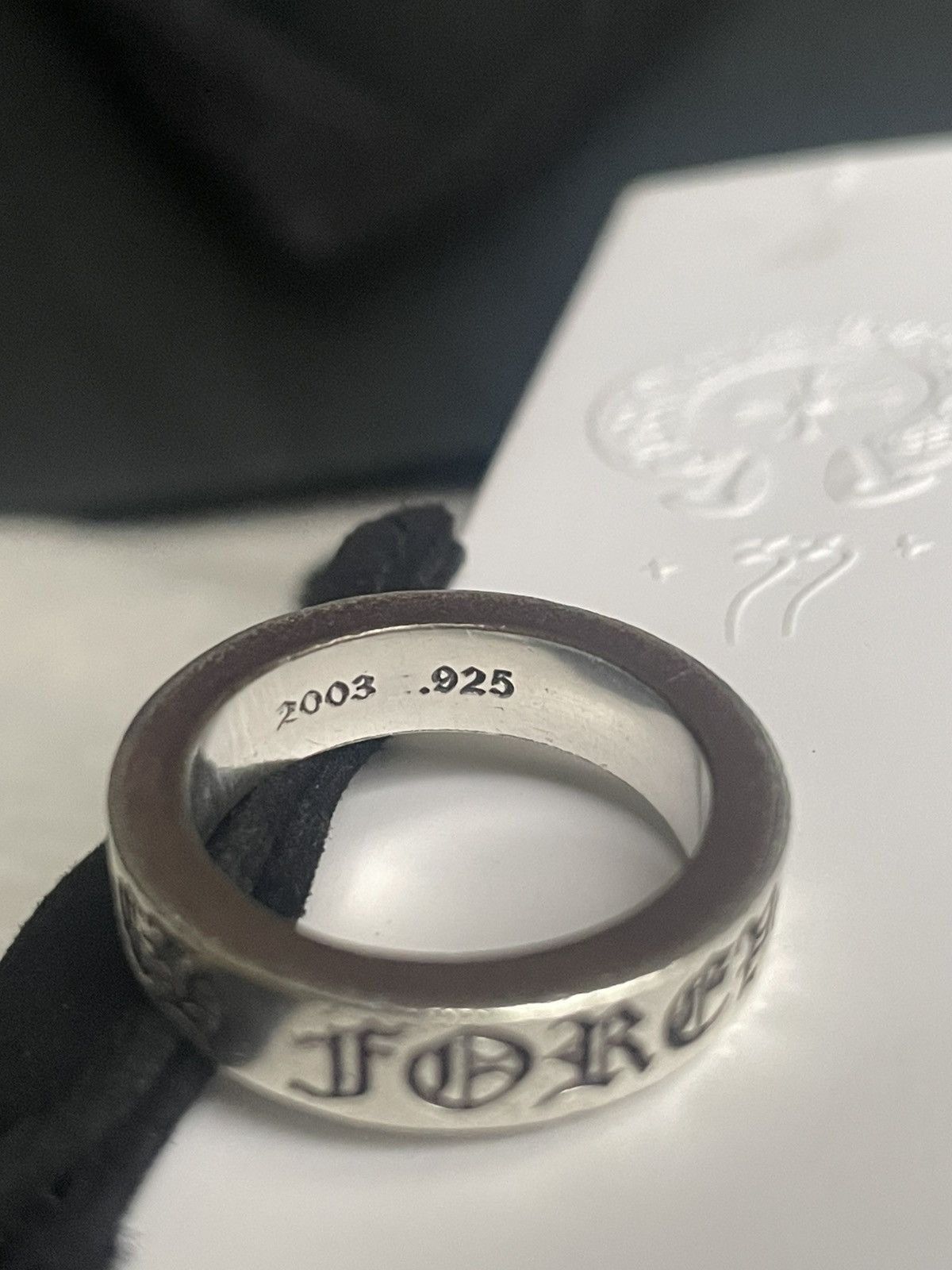 Chrome Hearts Chrome Hearts Forever Ring Size ONE SIZE - 1 Thumbnail