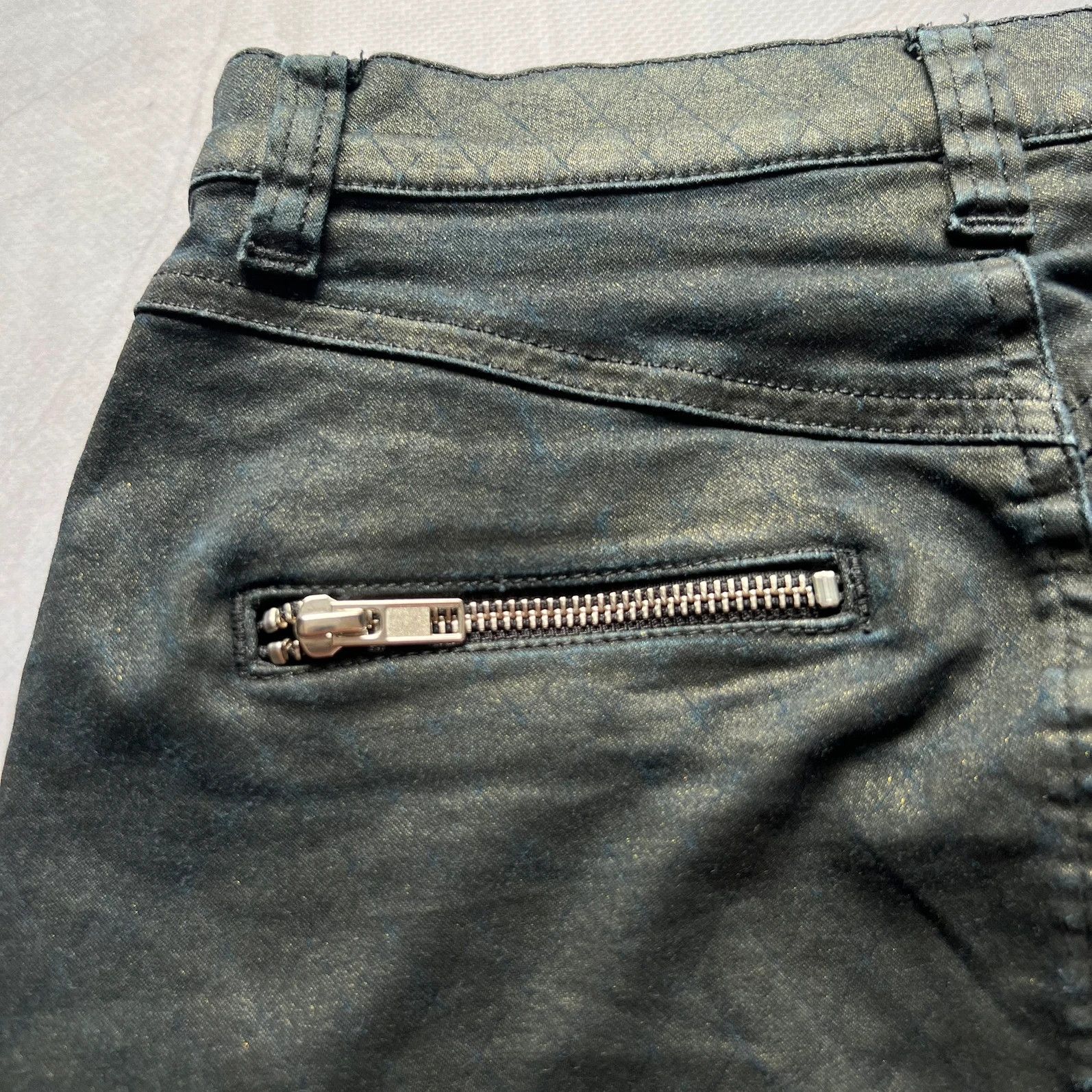 Diesel vintage 00s Diesel Skirt High Waist Knee avant garde Y2K Size 30" / US 8 / IT 44 - 5 Thumbnail