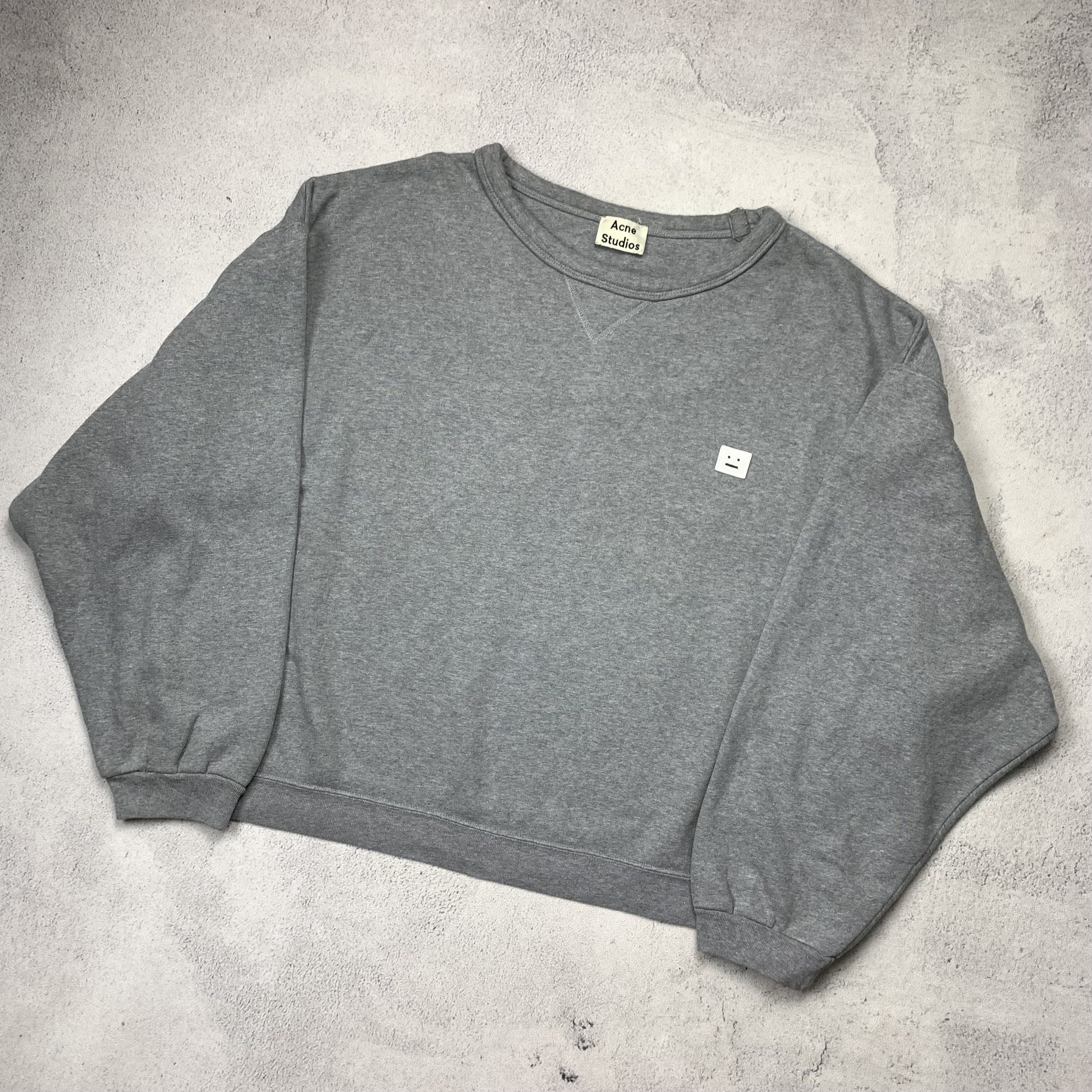 Acne Studios Acne Studios Fint Face Sweatshirt Crewneck Grailed