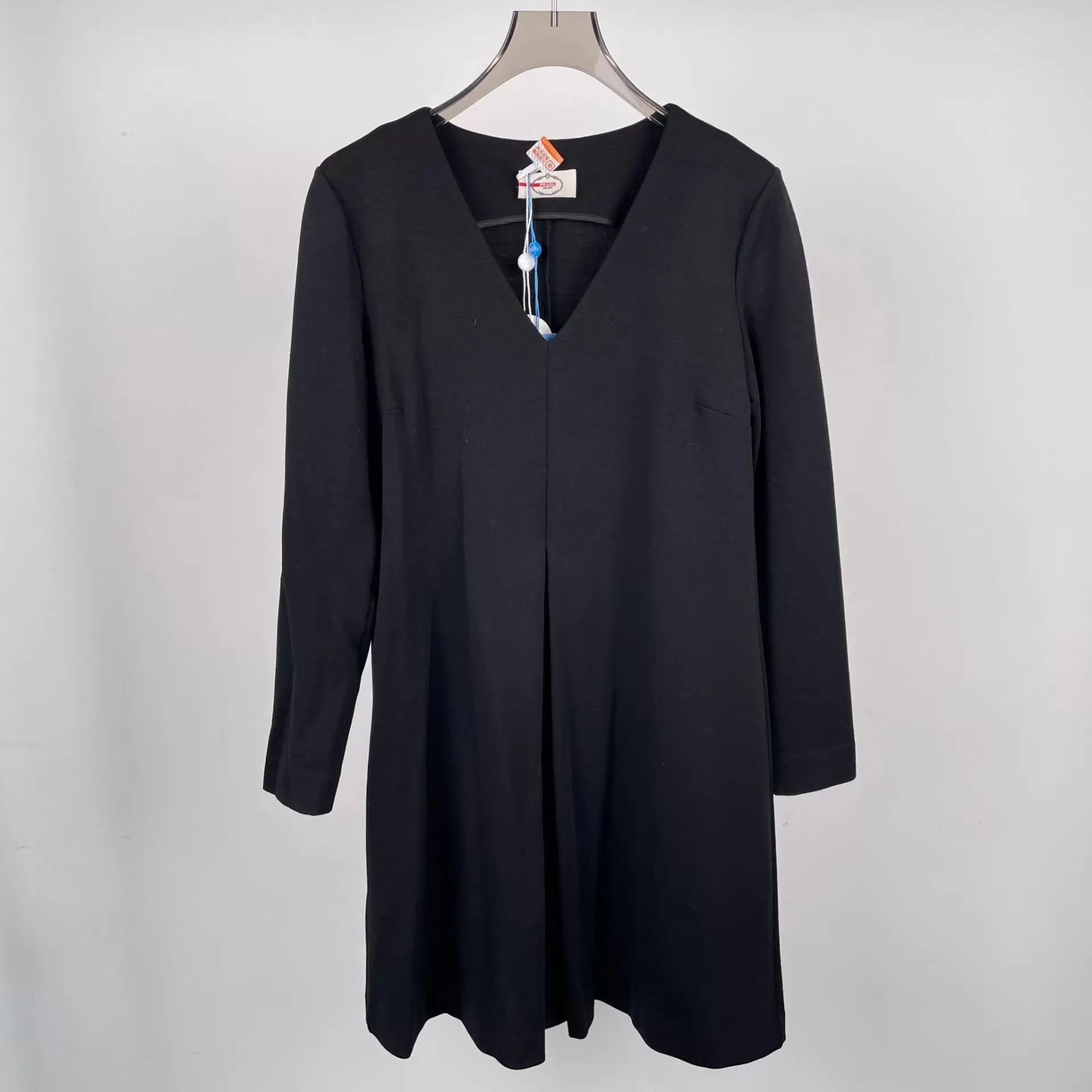 Prada Prada Cotton Black Dress Size 38 Size XS / US 0-2 / IT 36-38 - 1 Thumbnail
