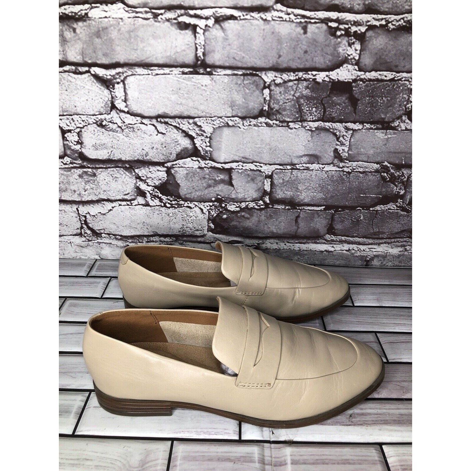 Rockport Rockport Trutech Beige Nude Leather Penny Slip On Dressy Loa Size US 7.5 / IT 37.5 - 12 Thumbnail