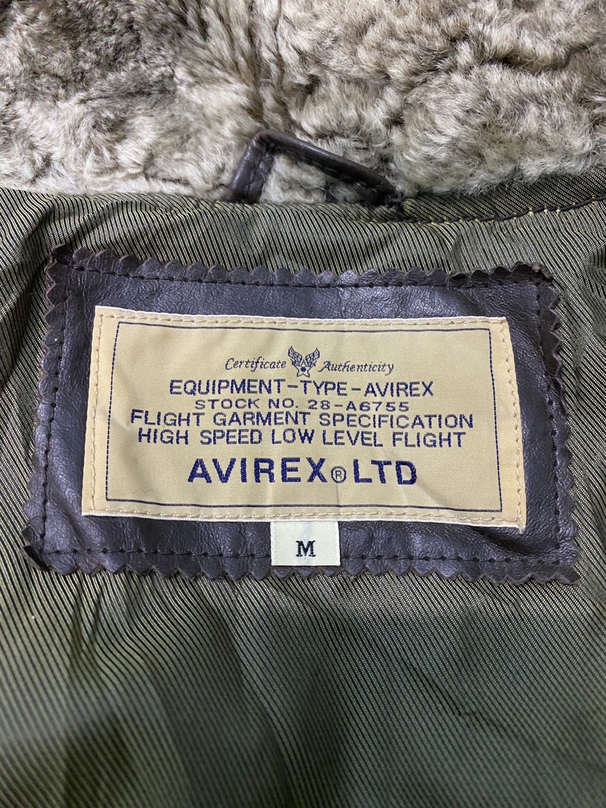 Avirex Vintage AVIREX leather jacket sheepskin Size US M / EU 48-50 / 2 - 8 Thumbnail