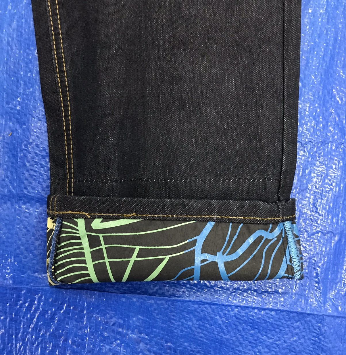 Japanese Brand Japan Custom Art Dragon Denim Jeans Size US 34 / EU 50 - 10 Thumbnail