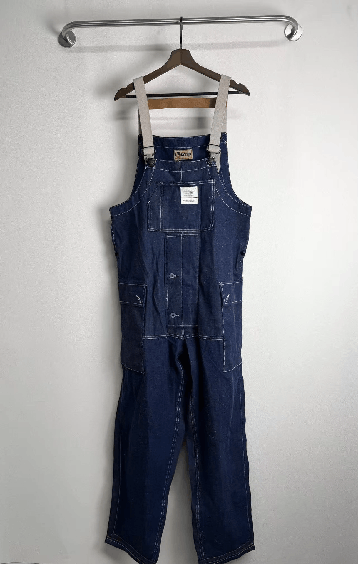Nigel Cabourn NIGEL CABOURN LYBRO Denim Naval Dungaree Overalls