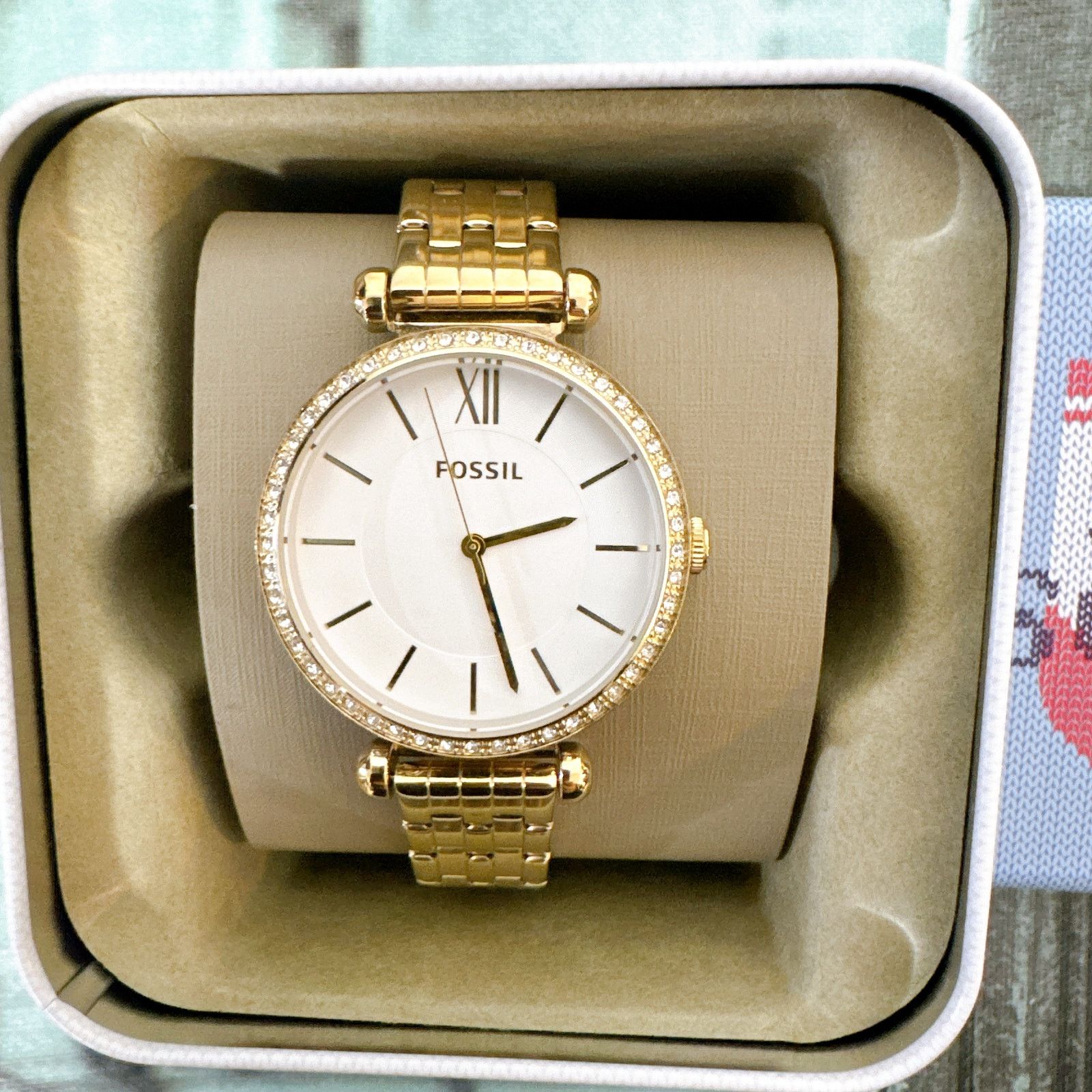 Fossil Fossil BQ3498 Tillie Gold-Tone Stainless Steel Watch Size ONE SIZE - 1 Thumbnail
