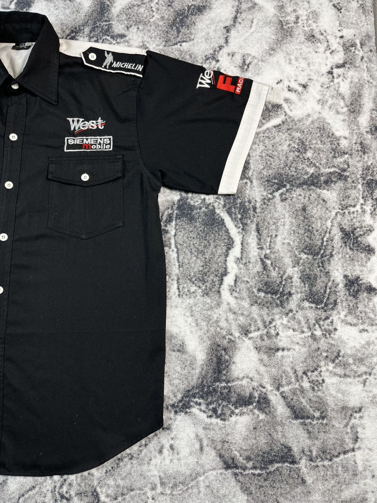 Mercedes-Benz Mercedes Benz West Racing Shirt F1 Vintage Y2K XXL Size US XXL / EU 58 / 5 - 4 Thumbnail