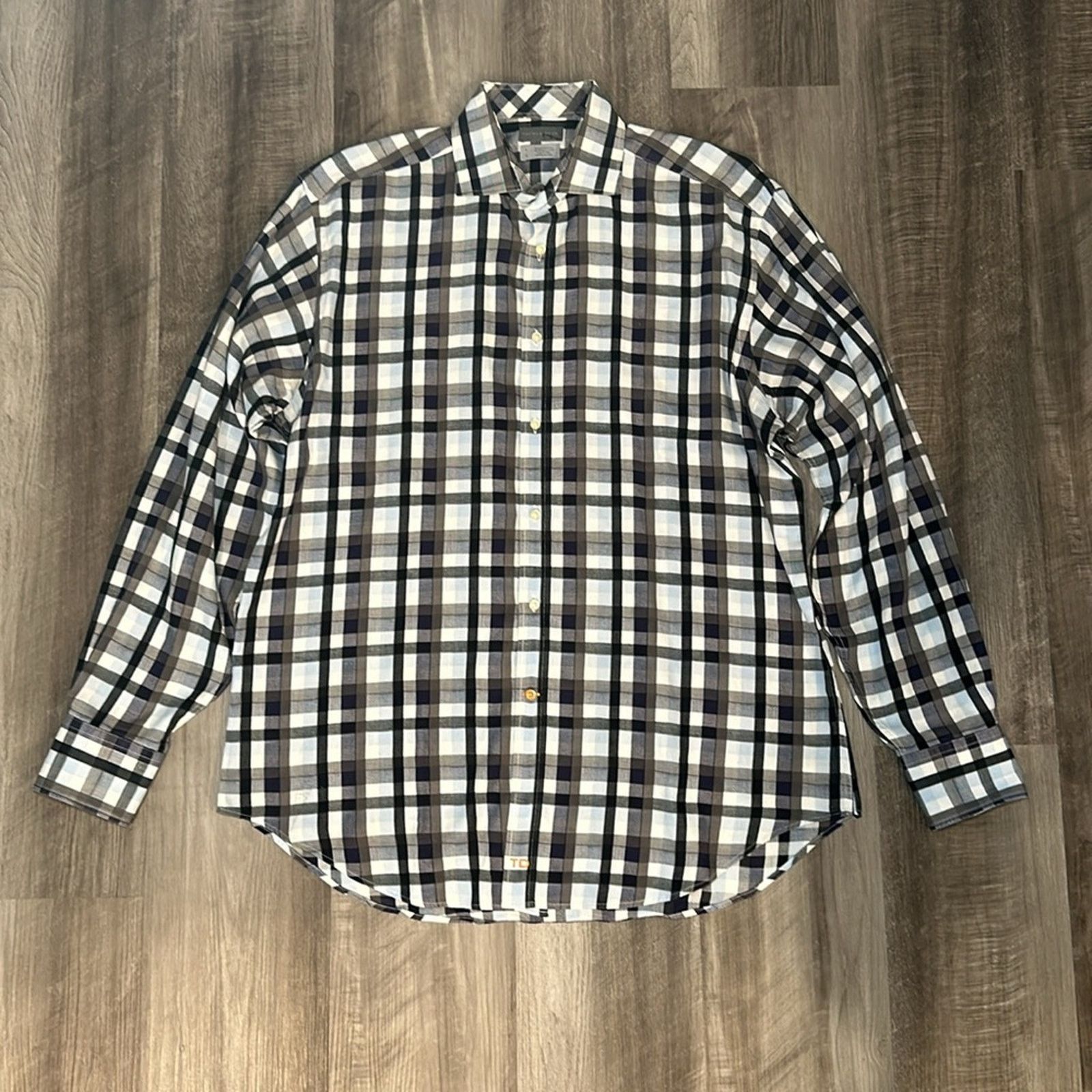 Thomas Dean Thomas Dean Shirtmaker’s Cloth Long Sleeve - Large Size US L / EU 52-54 / 3 - 2 Thumbnail