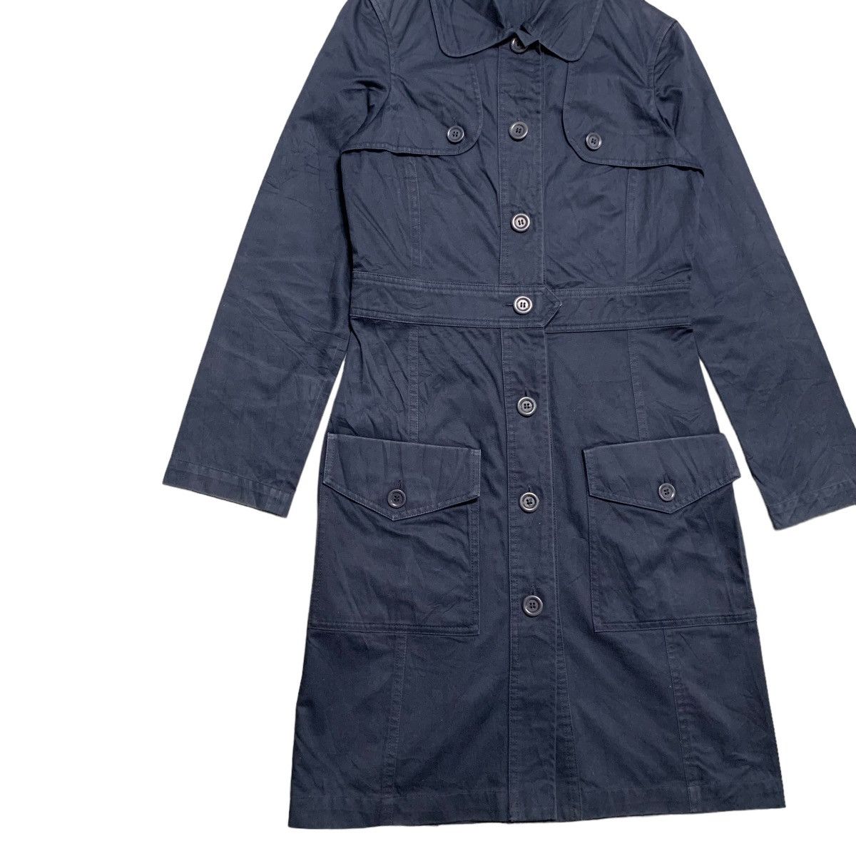 A.P.C. APC Women Trench Coat Size XS / US 0-2 / IT 36-38 - 2 Thumbnail