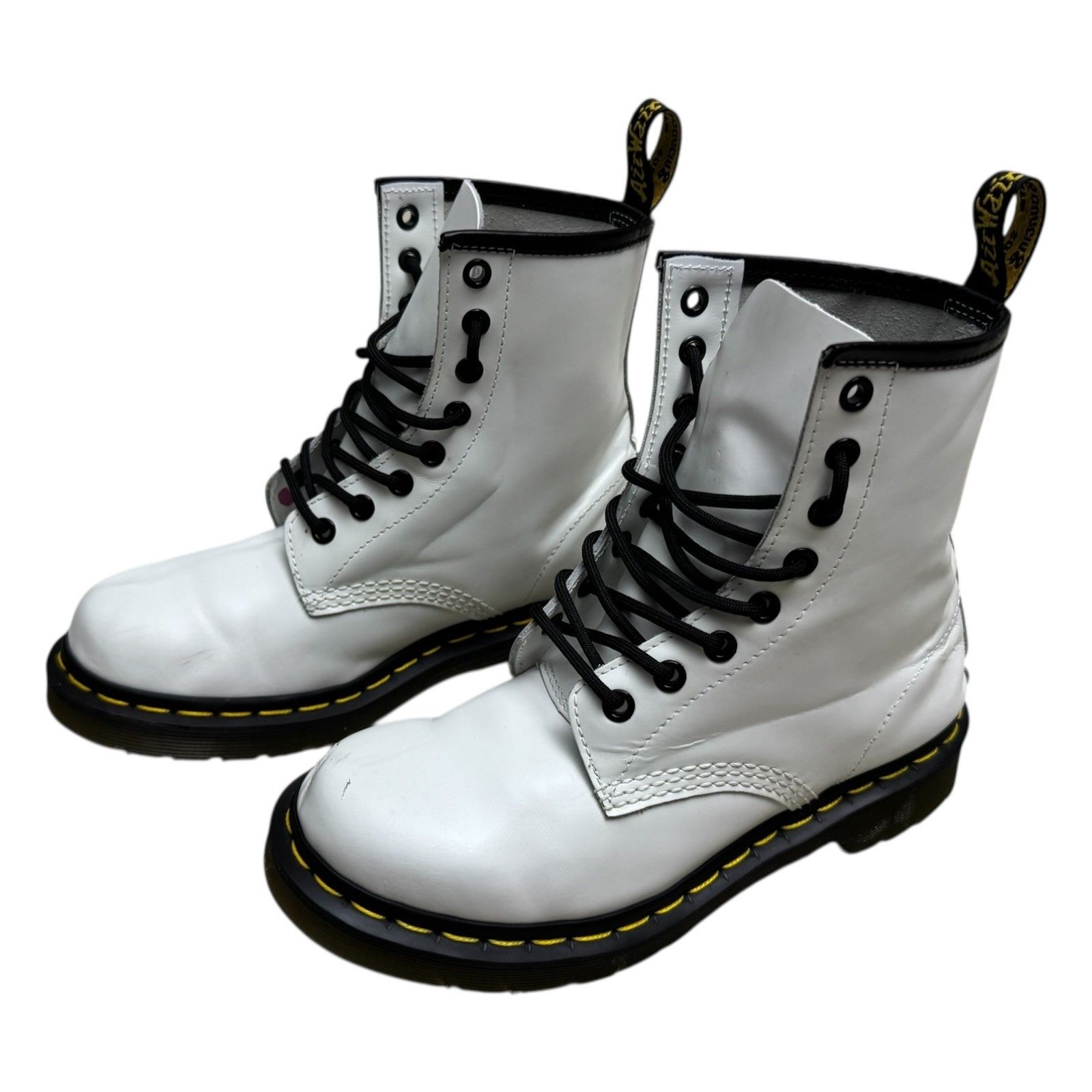Dr. Martens DR MARTENS DOC MARTIN Leather Air Wair Boots Womens 6 Size US 6 / IT 36 - 1 Thumbnail