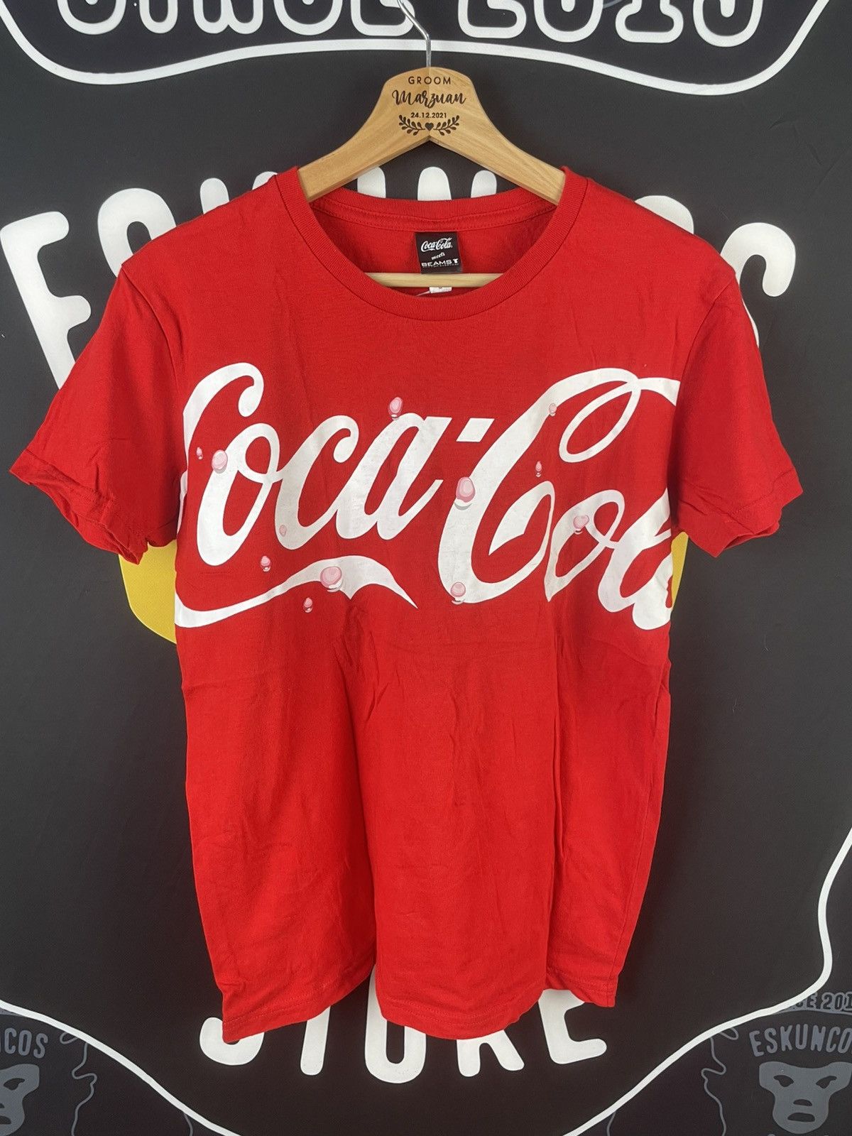 Beams Plus × Coca Cola × Japanese Brand Coca Cola Big Logo Tshirt Size US S / EU 44-46 / 1 - 1 Thumbnail