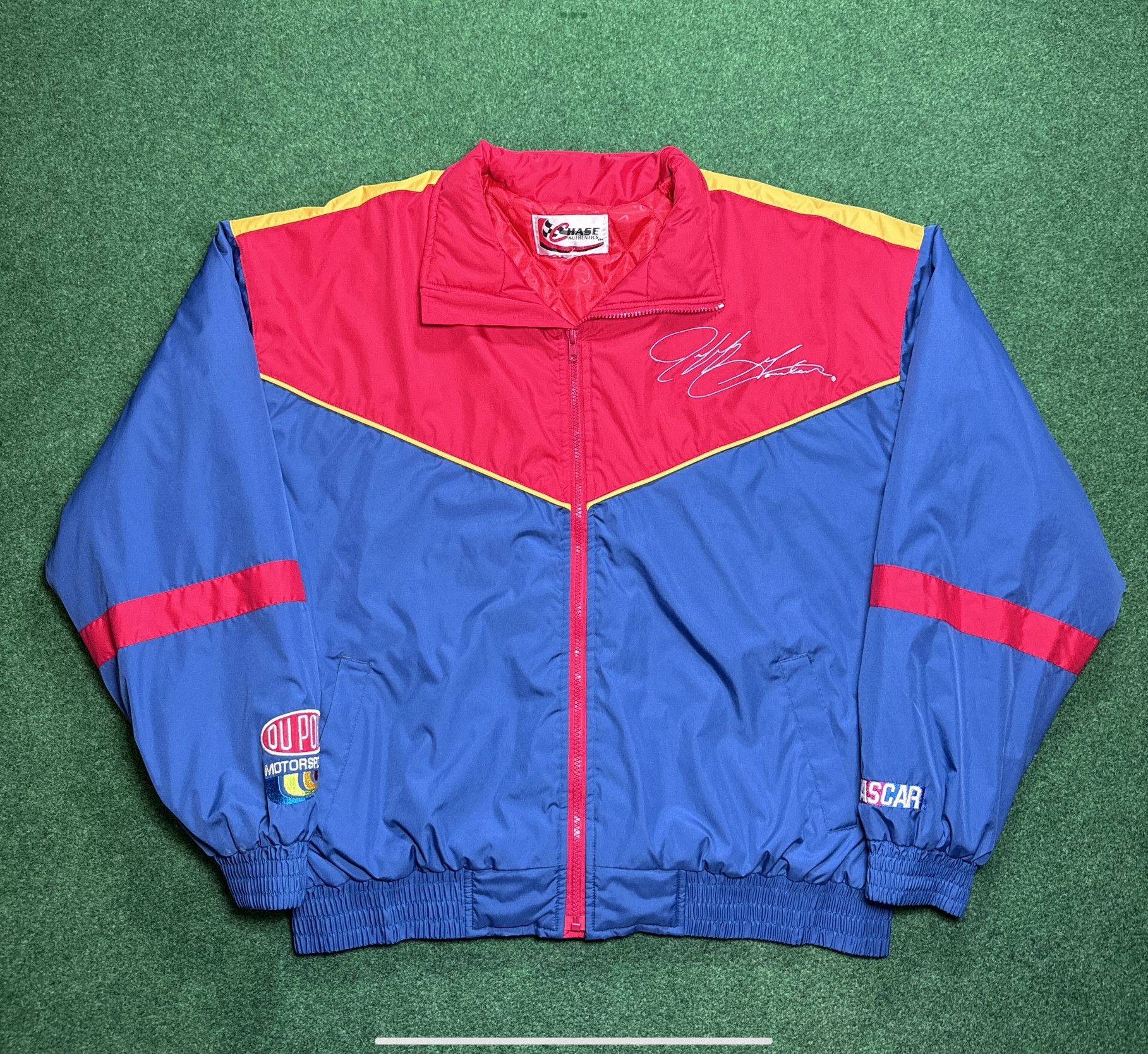 Vintage Jeff Gordon NASCAR Chase Quilted 90s Puffer Jacket