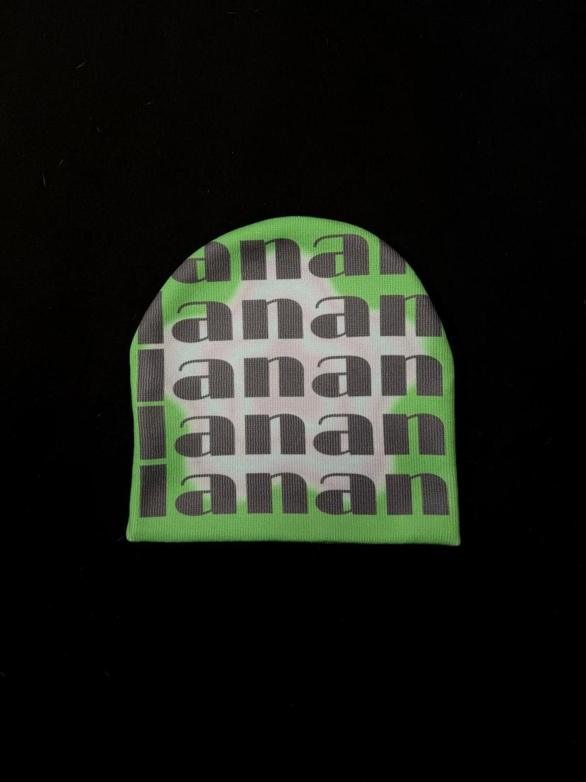 Japanese Brand Rare Cyber Y2K Lanan Star Logo No Cuff Knit Beanie Hat Green Size ONE SIZE - 1 Thumbnail