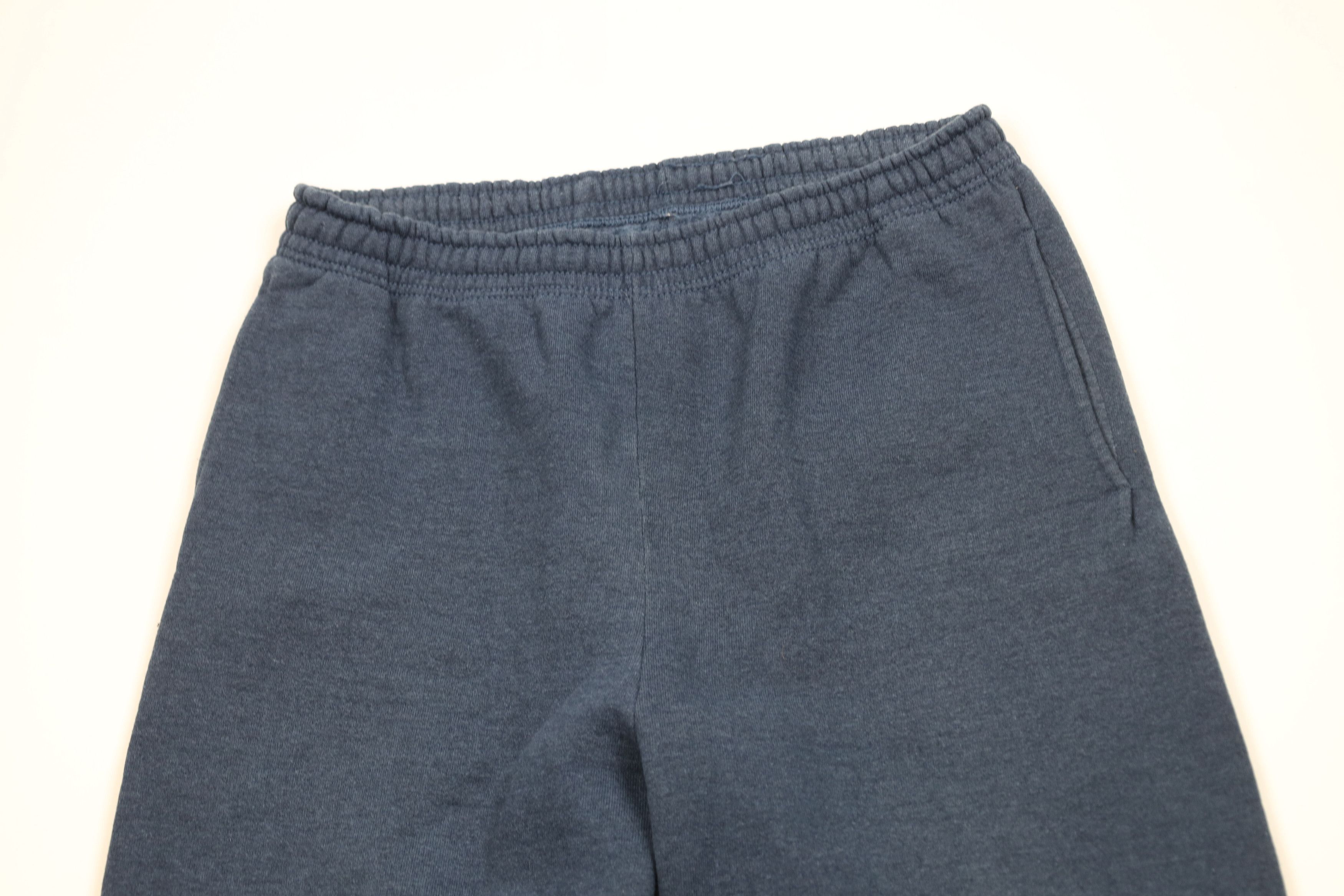 Vintage Vintage 90s Streetwear Heavyweight Sweatpants Joggers Blue Size US 36 / EU 52 - 2 Thumbnail
